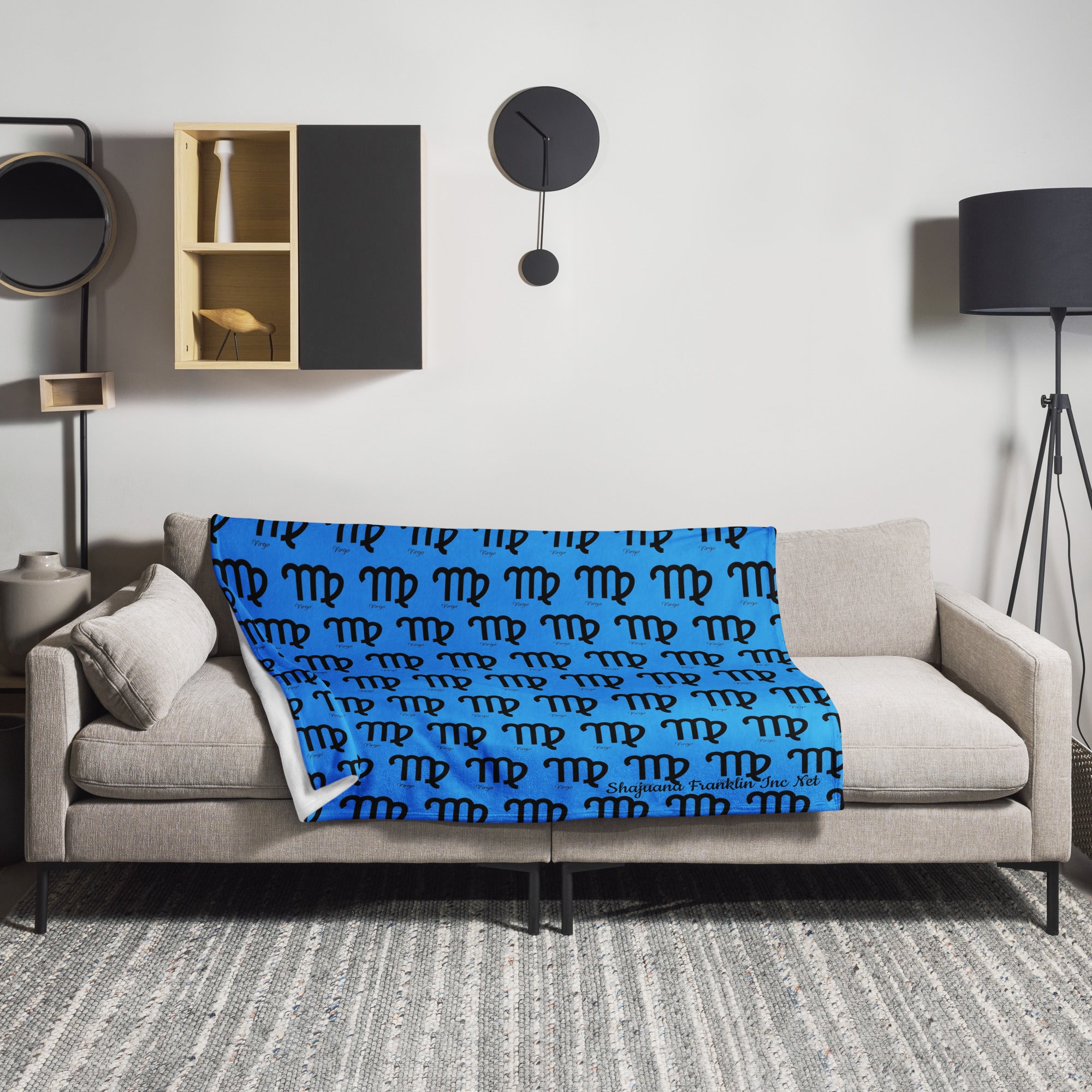 Virgo Throw Blanket