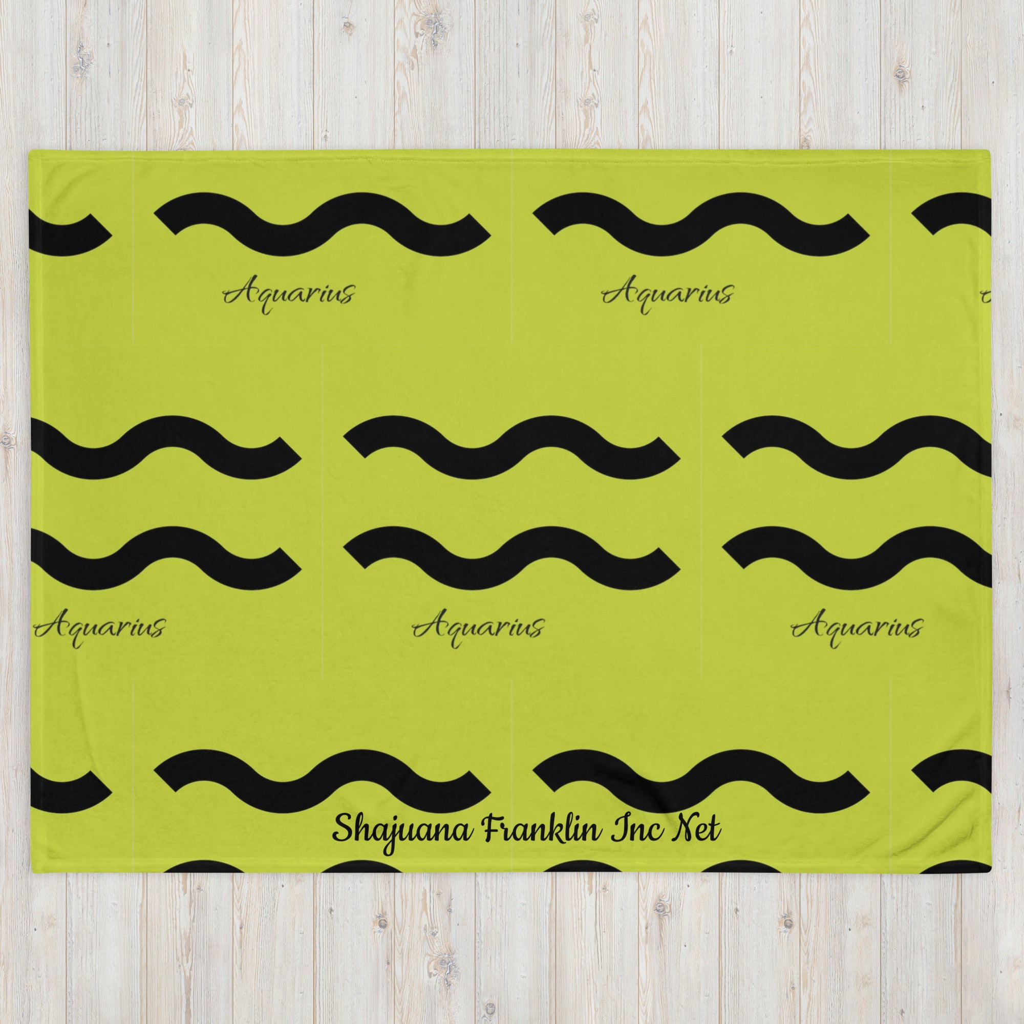 Aquarius Throw Blanket