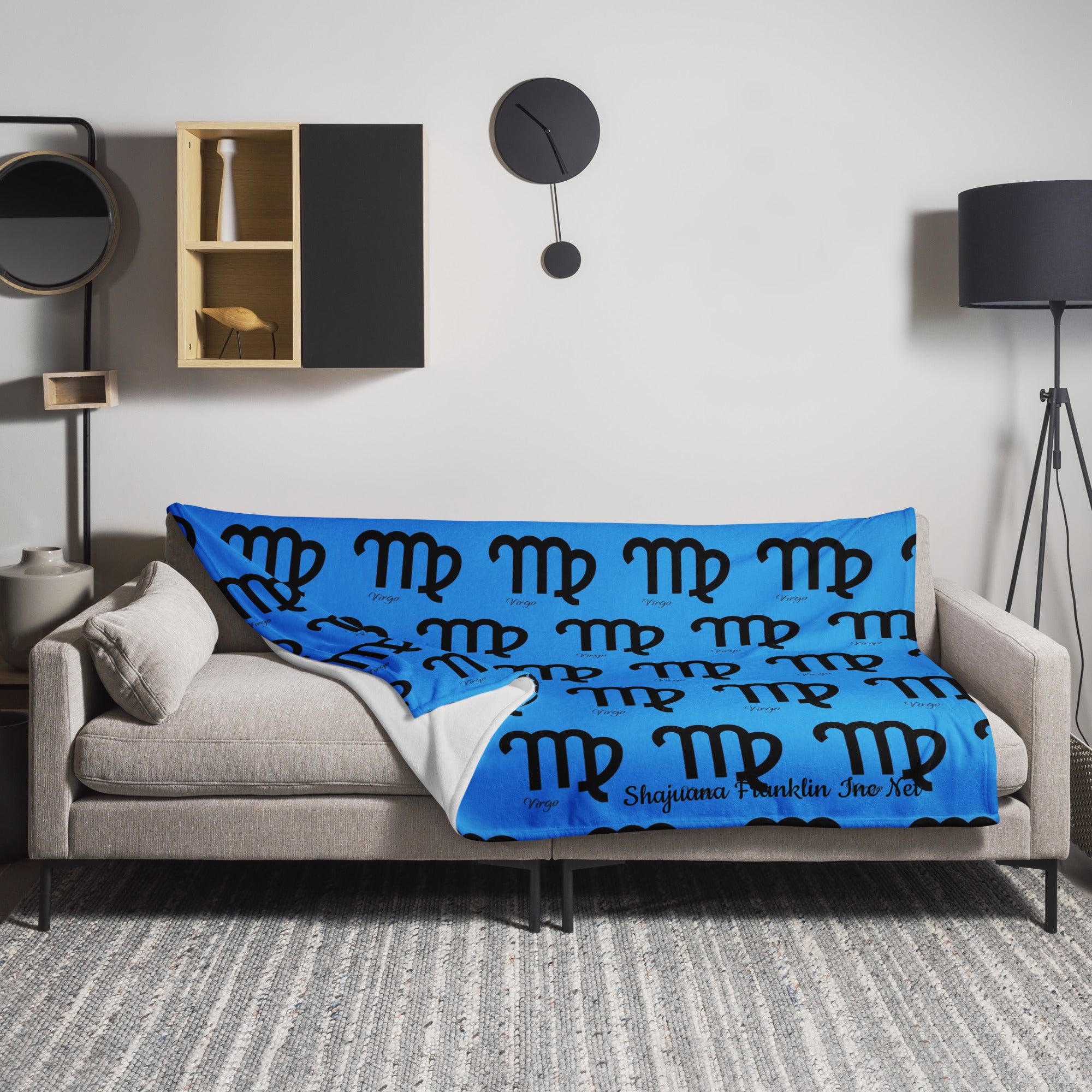 Virgo Throw Blanket