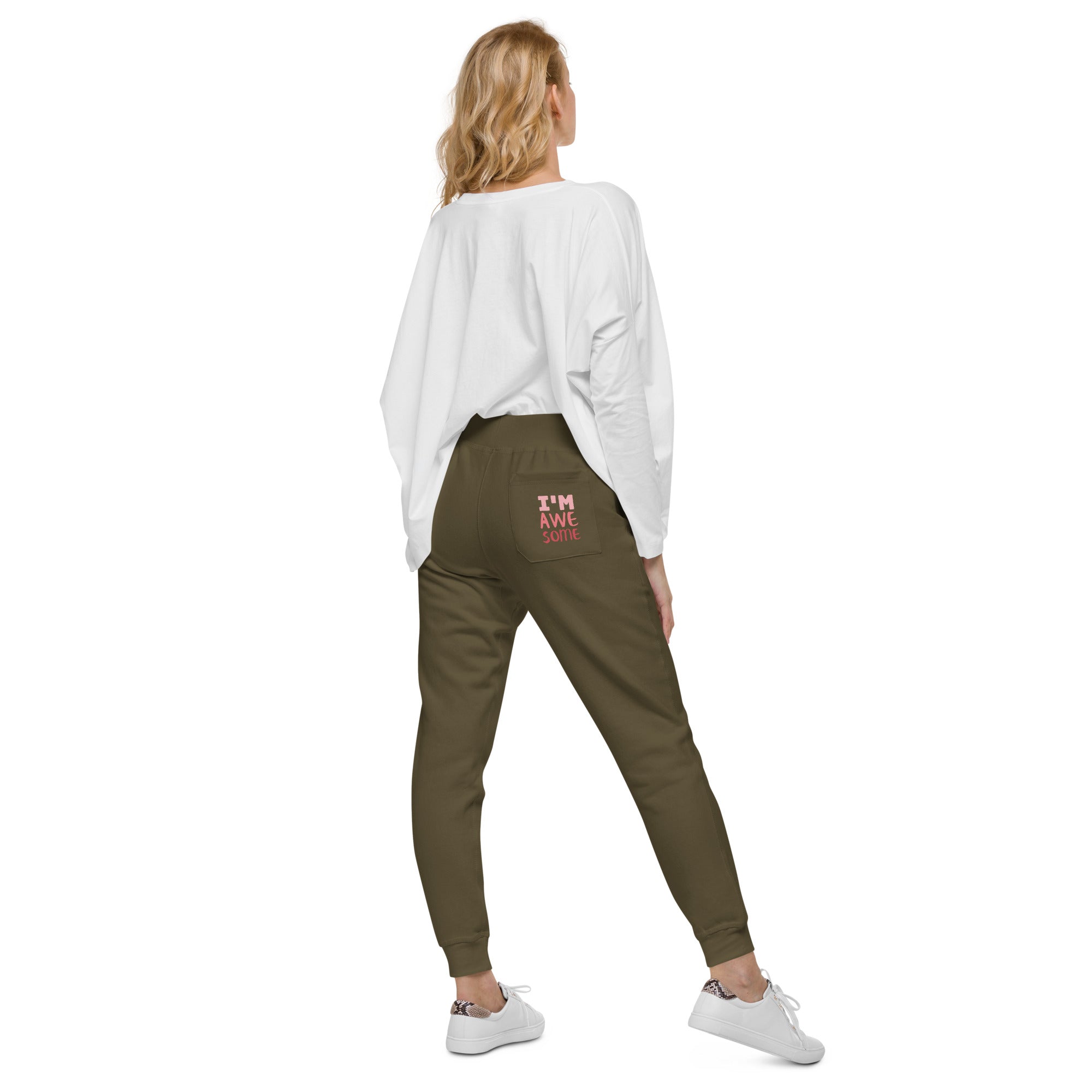 I'm Awesome fleece sweatpants