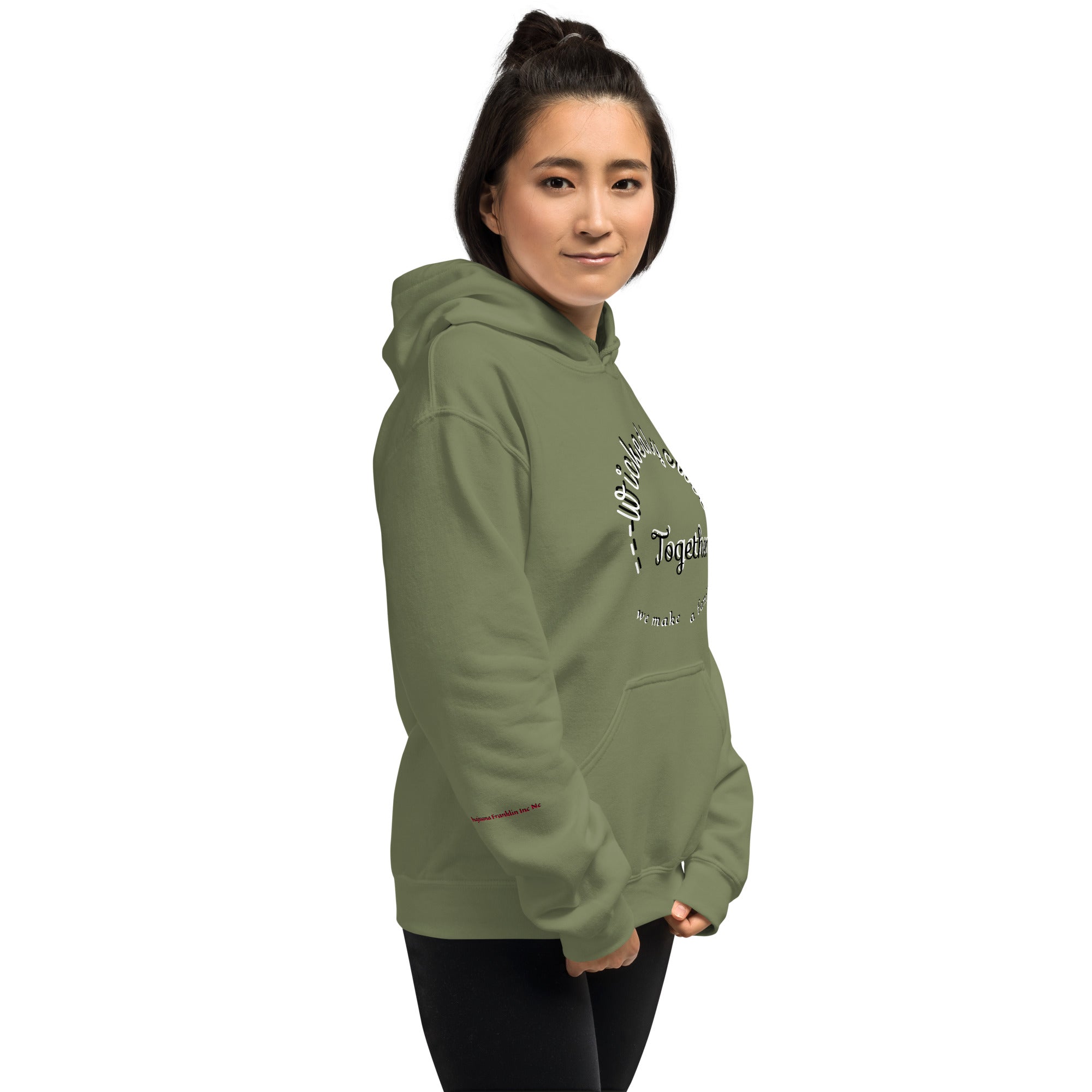 Women's Hoodie Wickedly Cute Together we make a family
