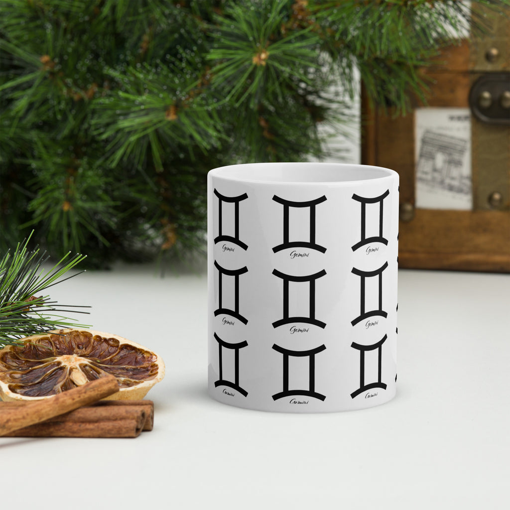 Gemini glossy mug