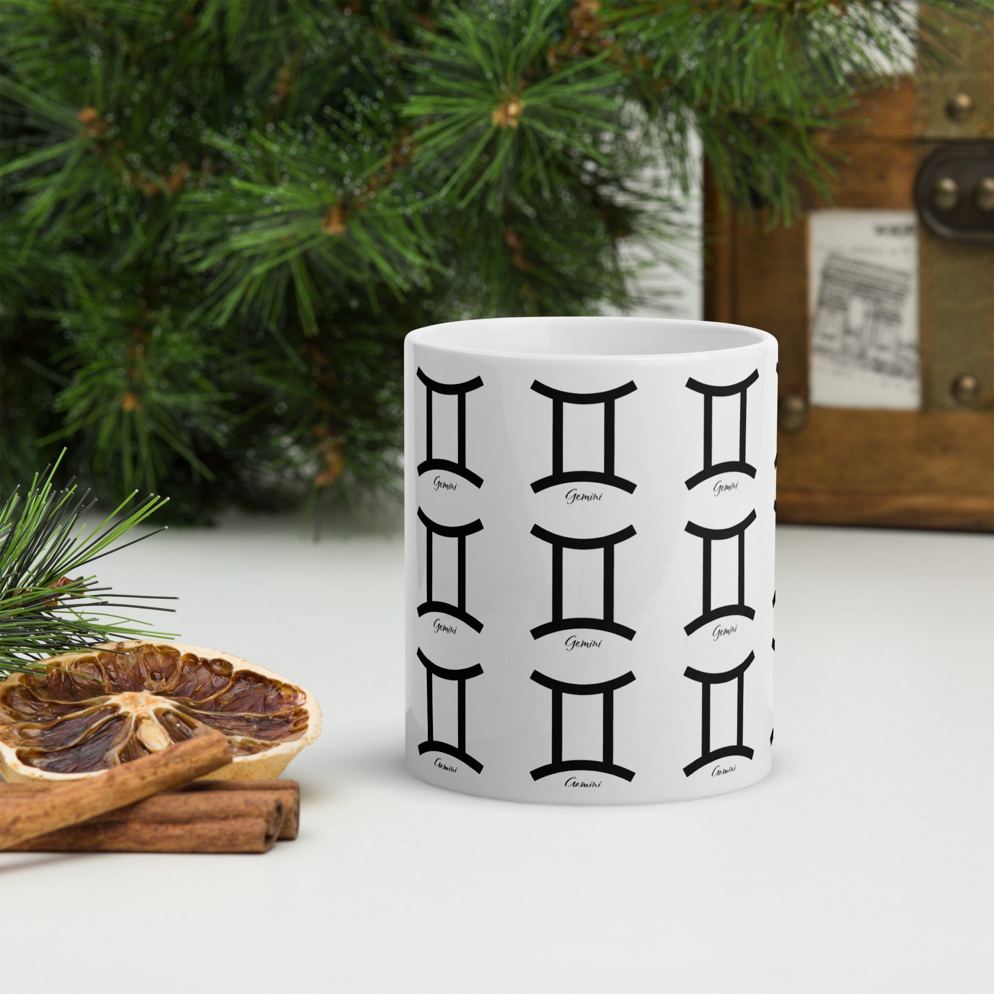 Gemini glossy mug