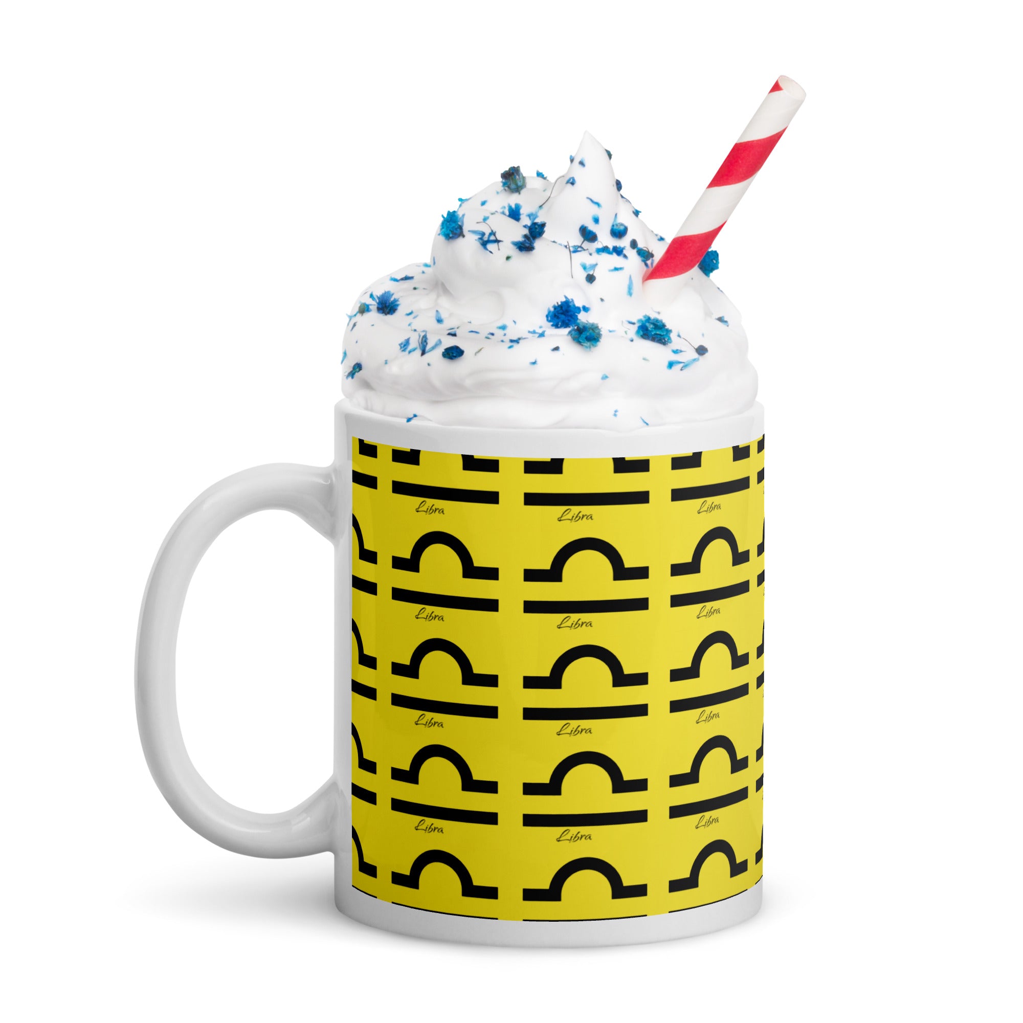 Libra glossy mug