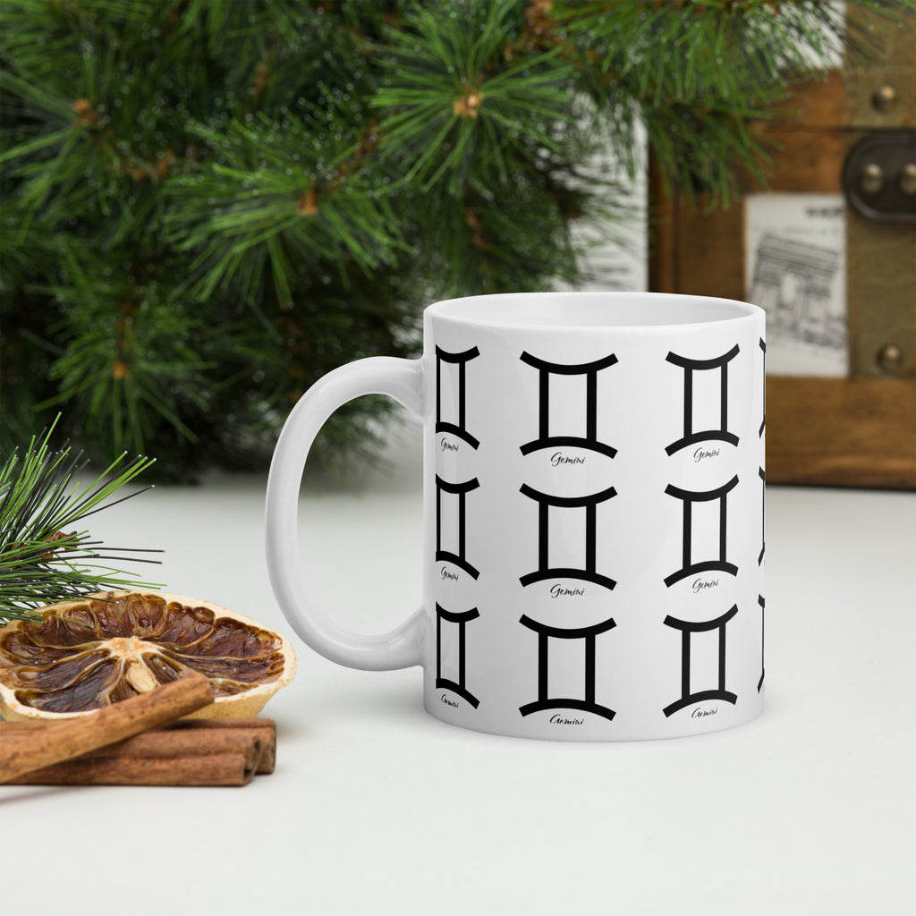 Gemini glossy mug