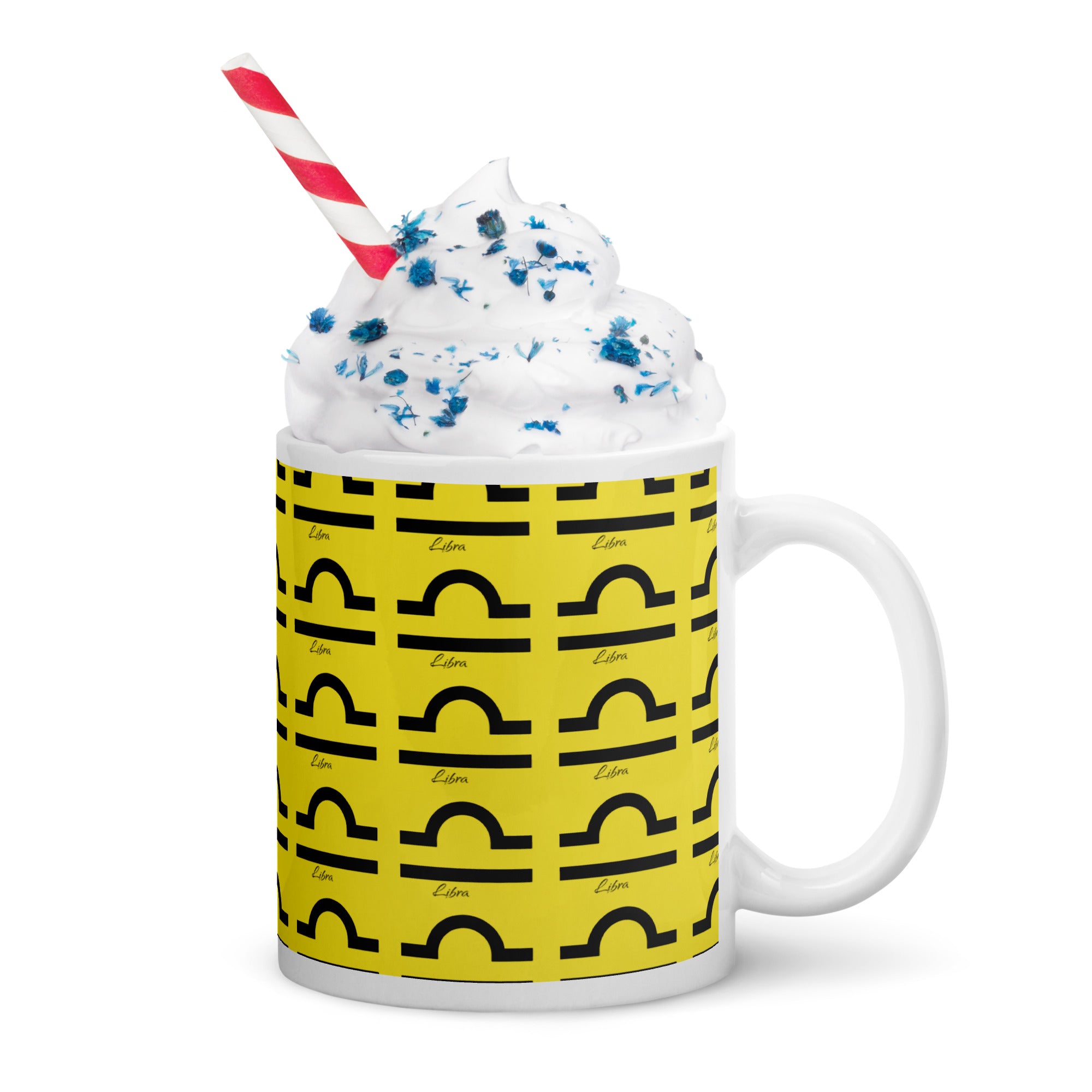 Libra glossy mug