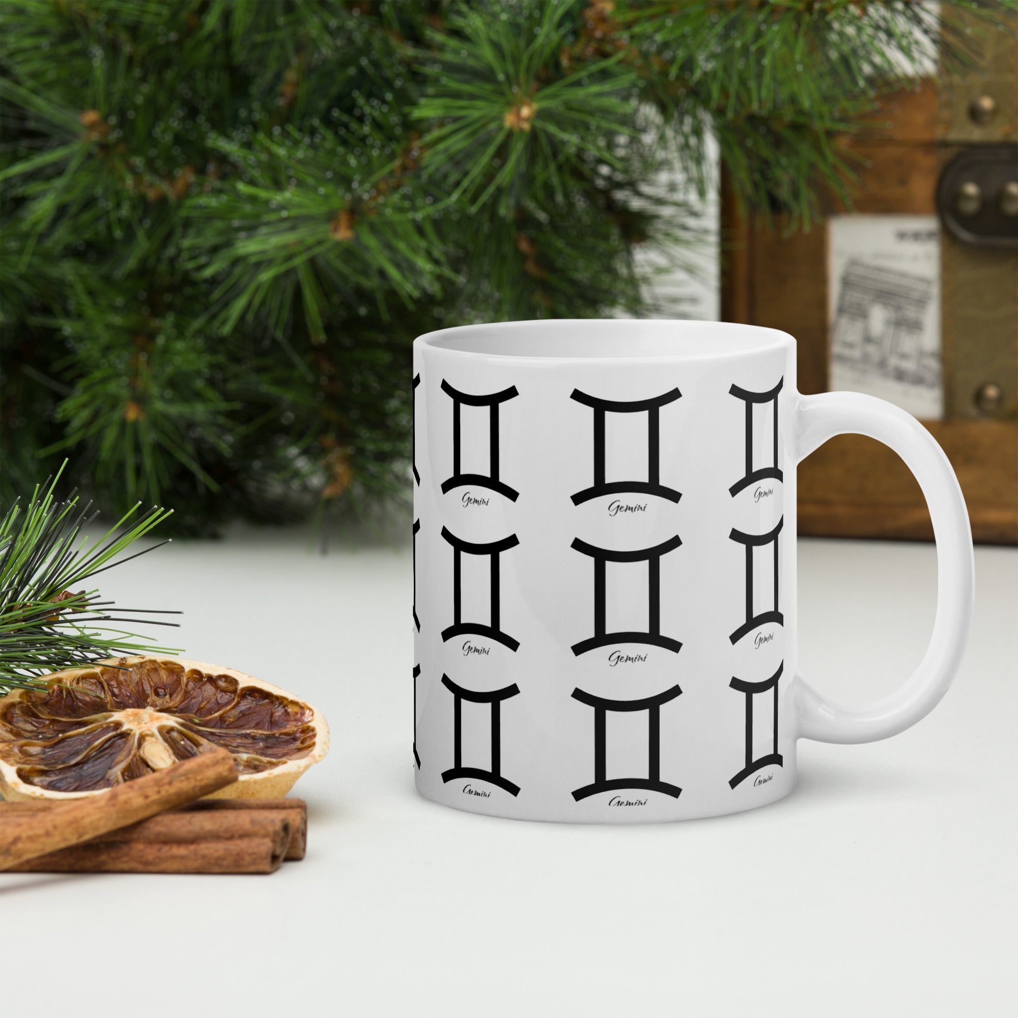 Gemini glossy mug