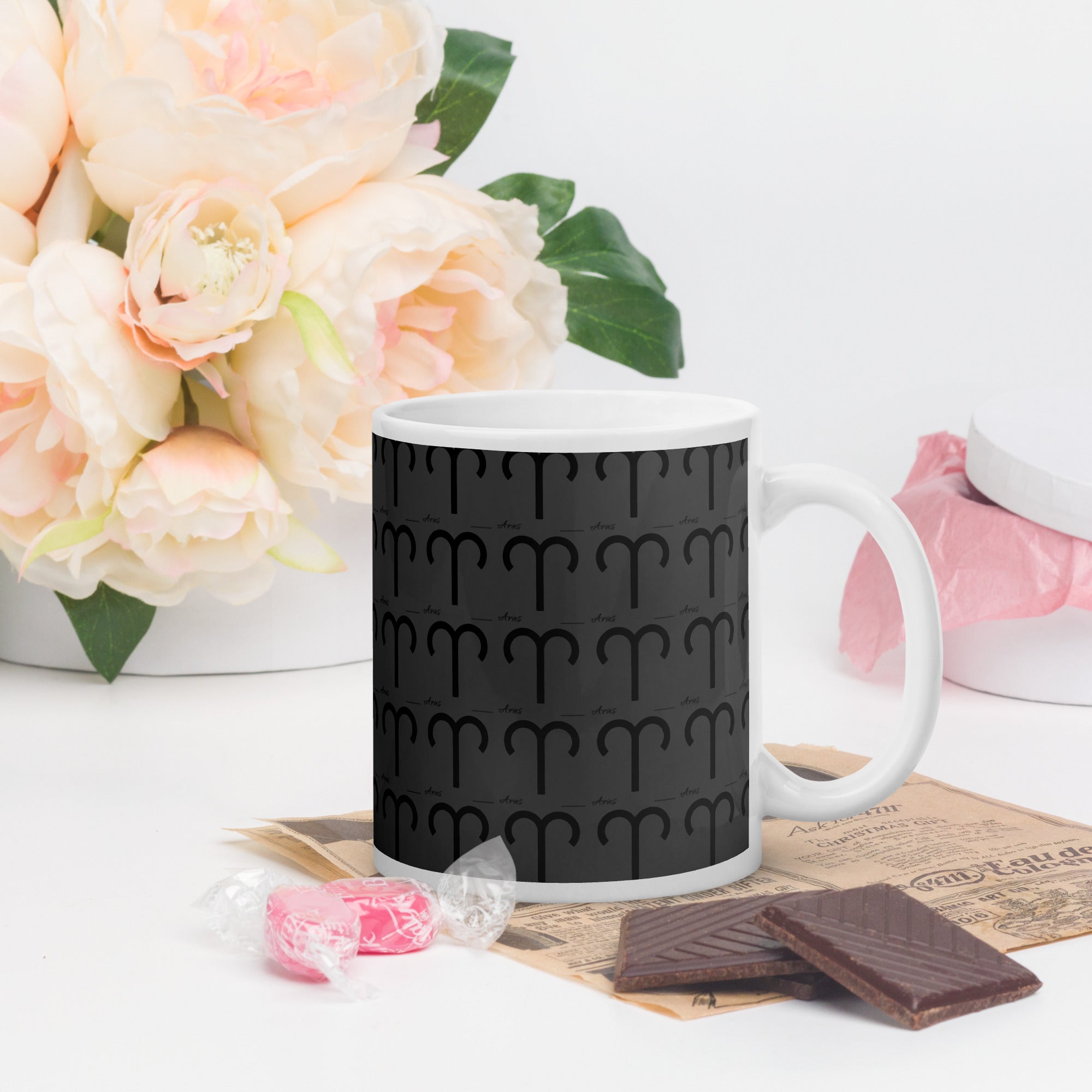 Aries glossy mug