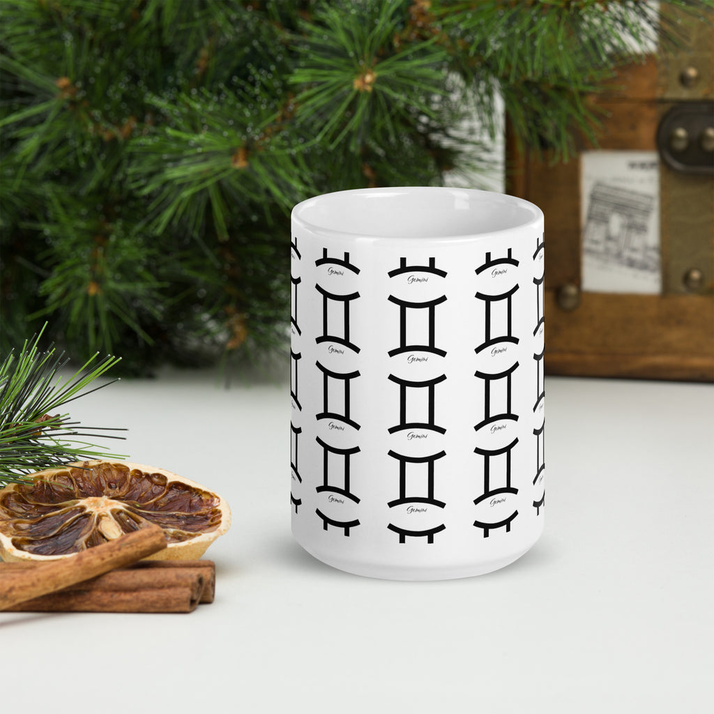 Gemini glossy mug