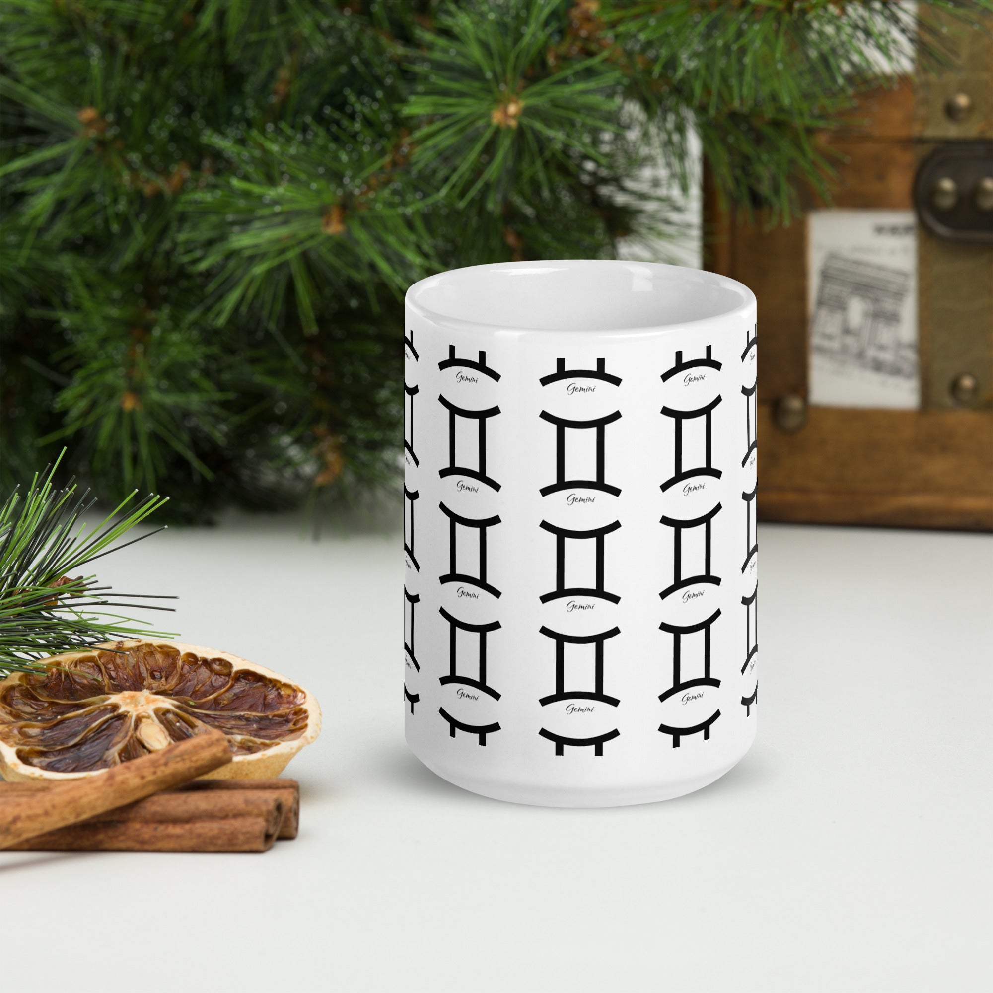 Gemini glossy mug