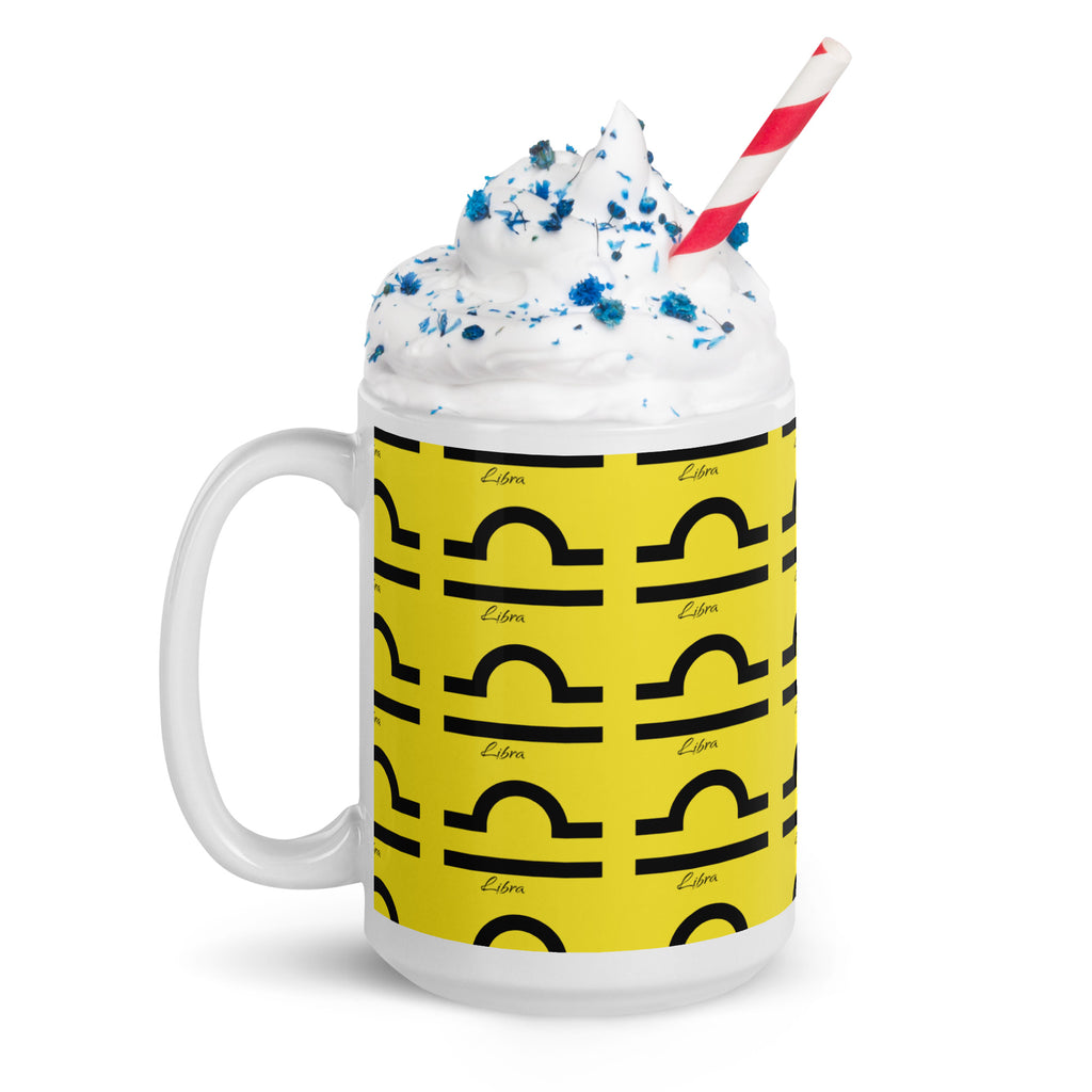 Libra glossy mug