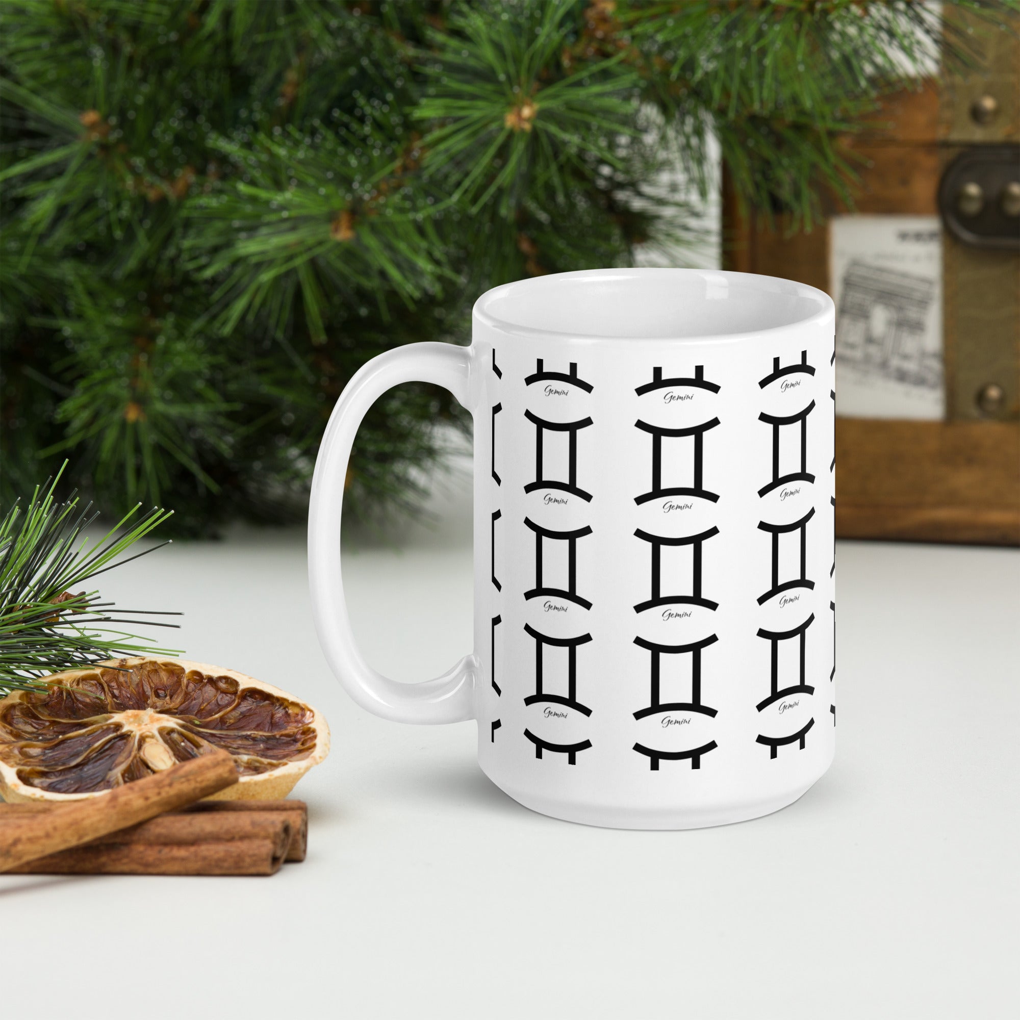 Gemini glossy mug