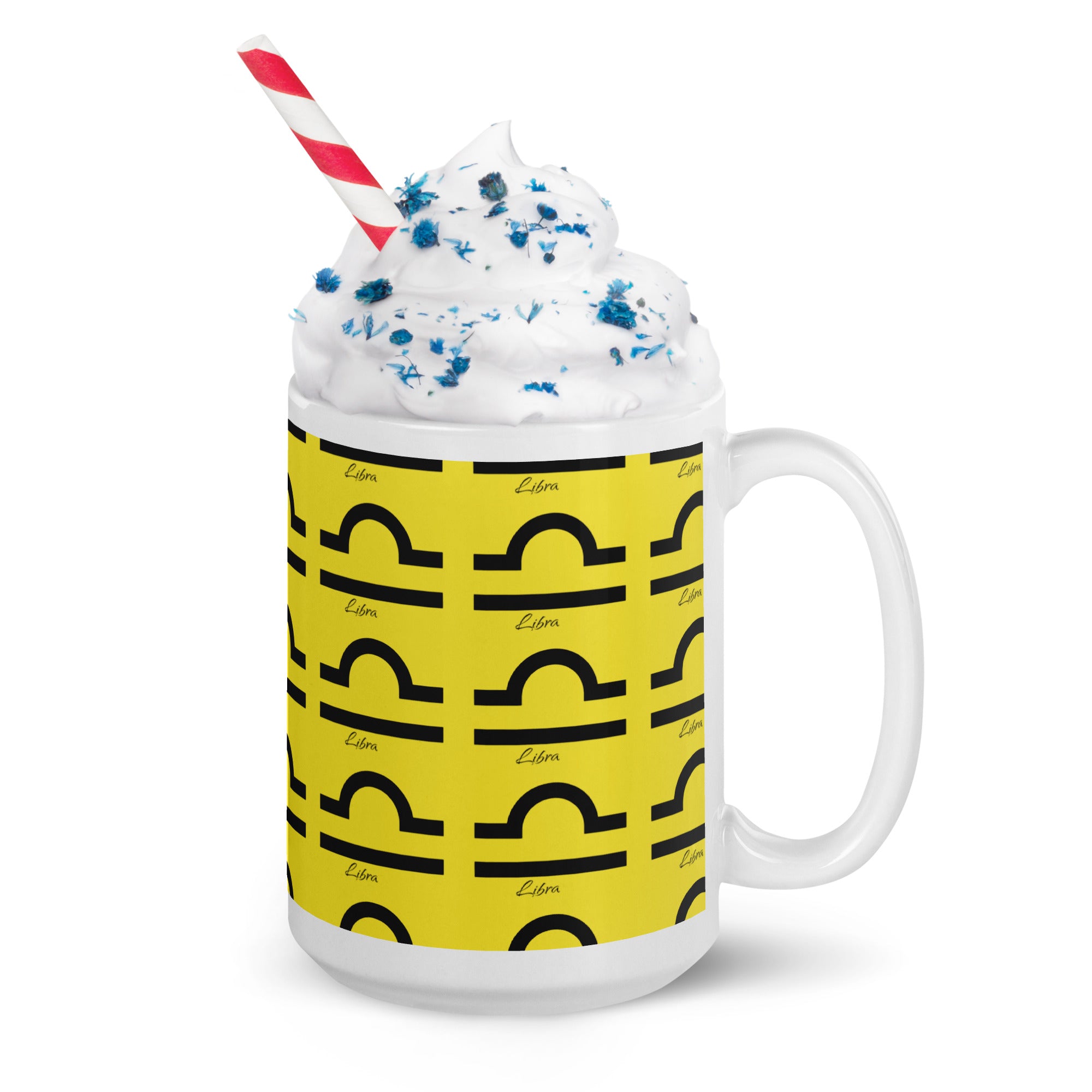 Libra glossy mug