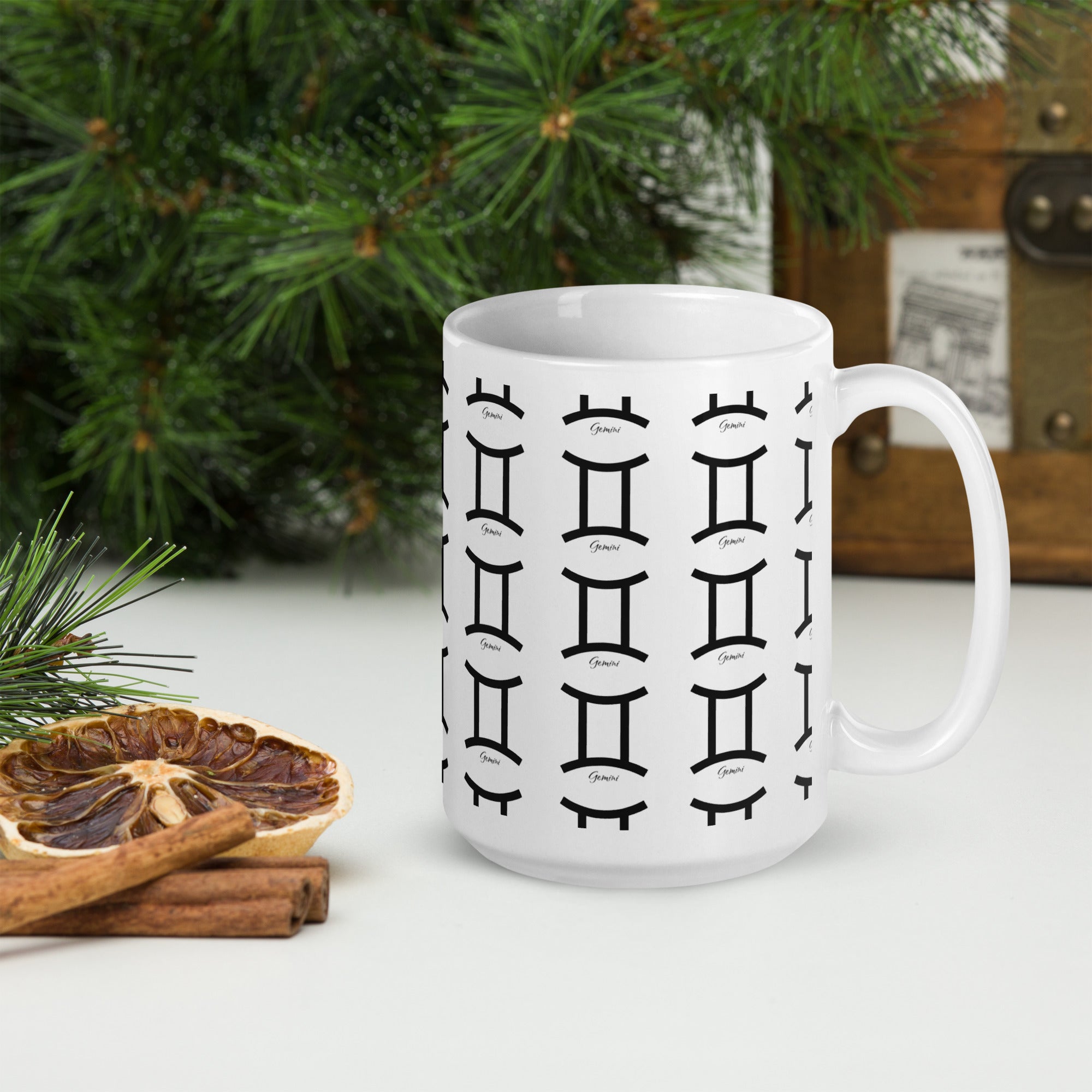 Gemini glossy mug