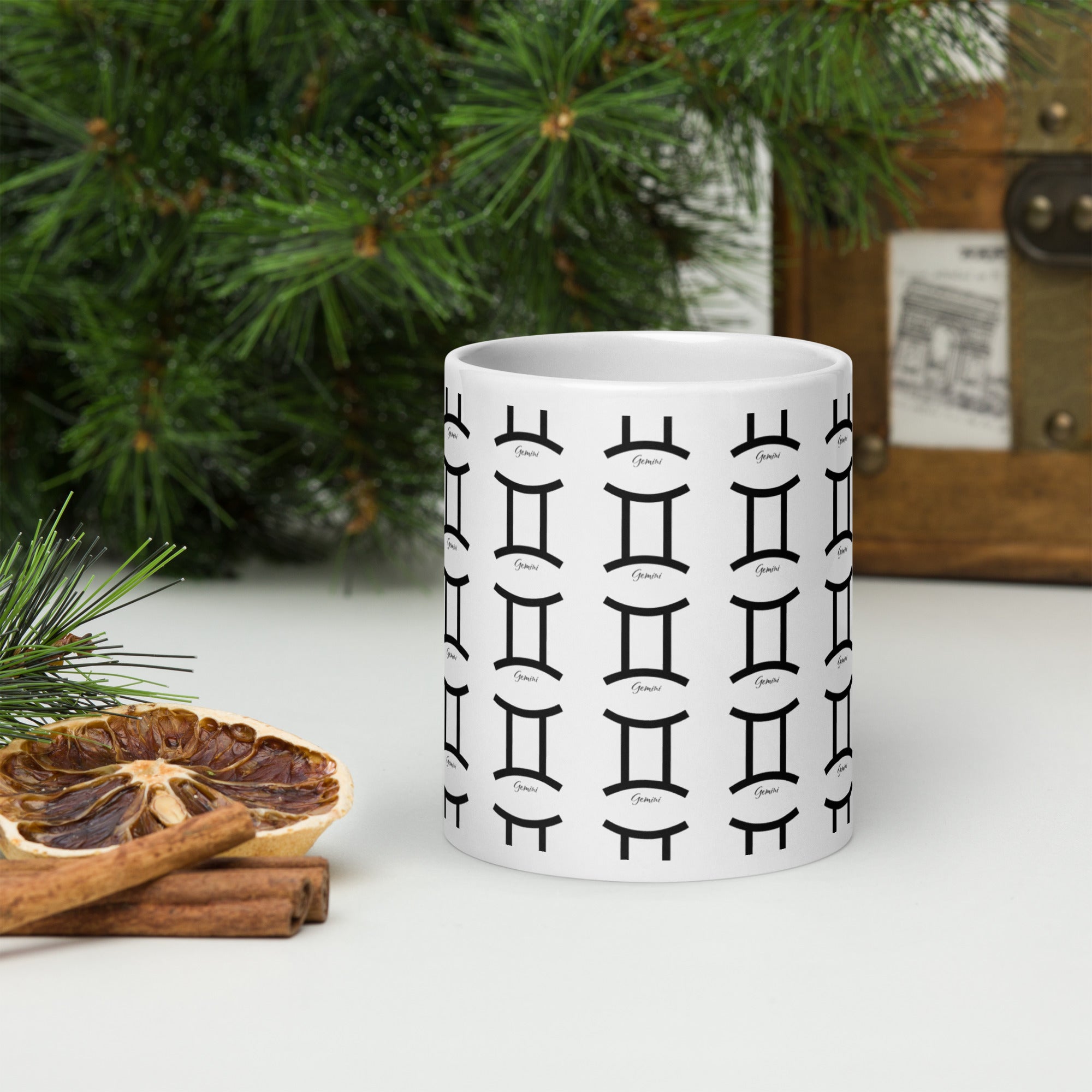 Gemini glossy mug