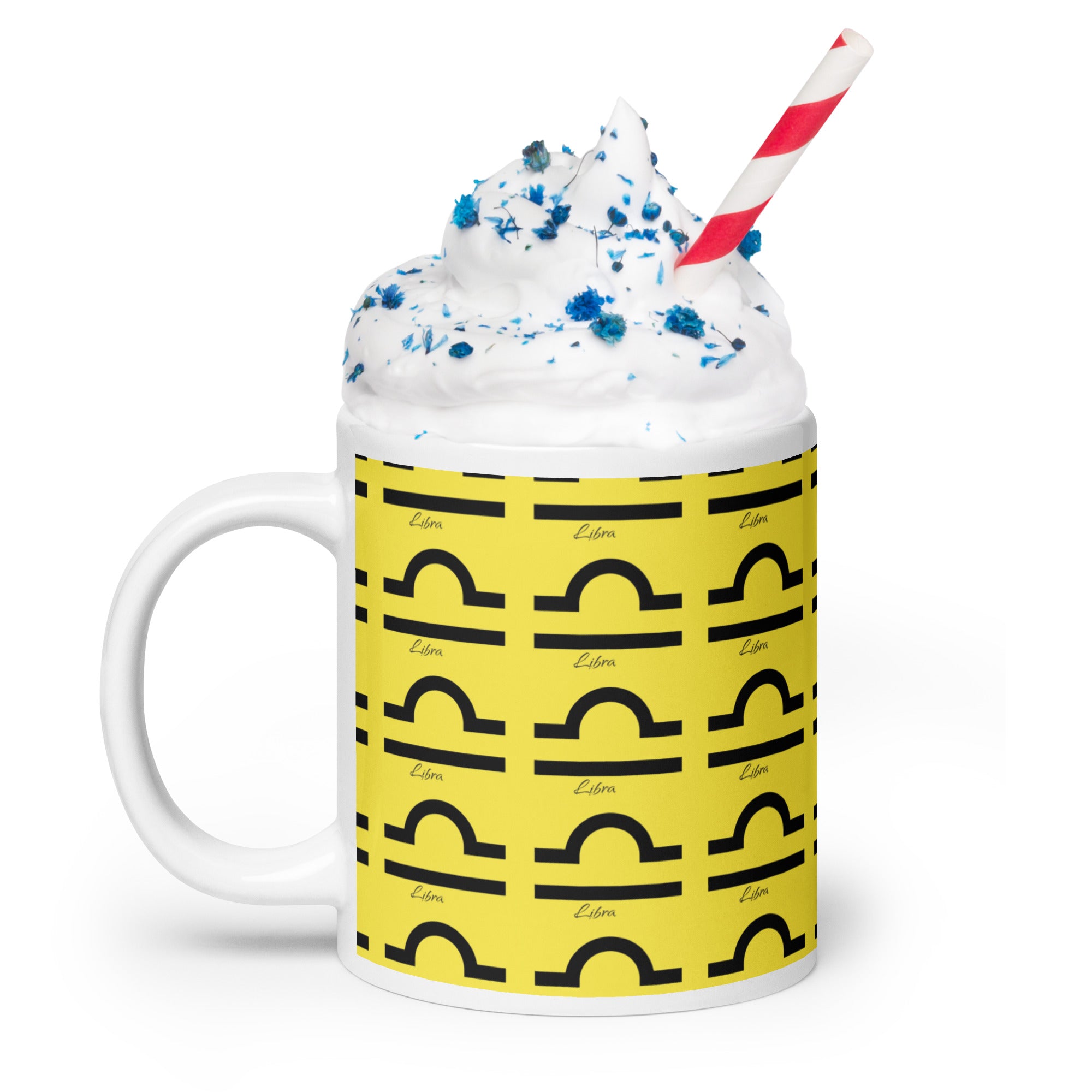 Libra glossy mug