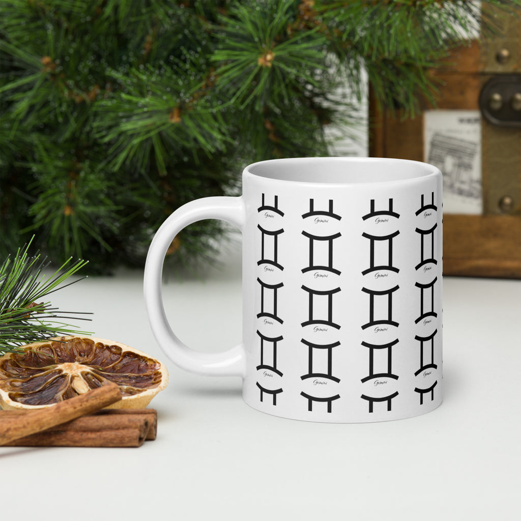 Gemini glossy mug