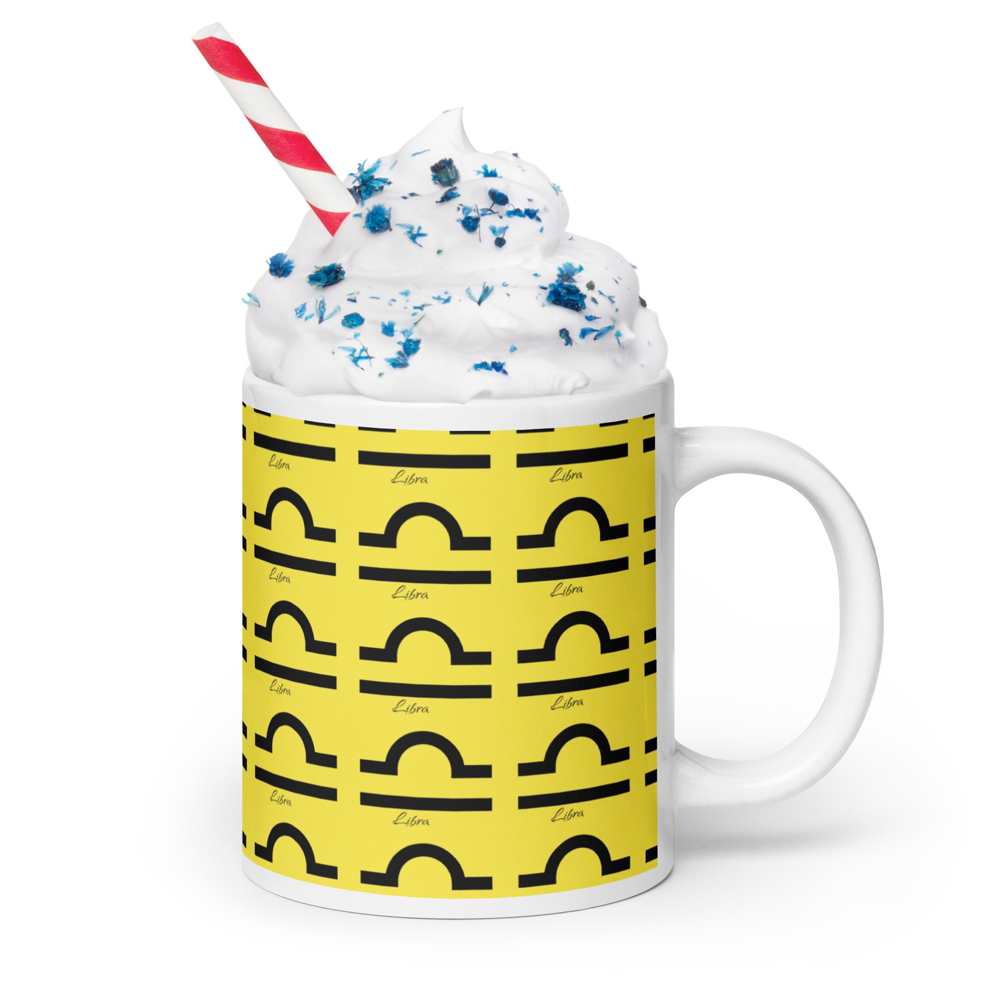 Libra glossy mug