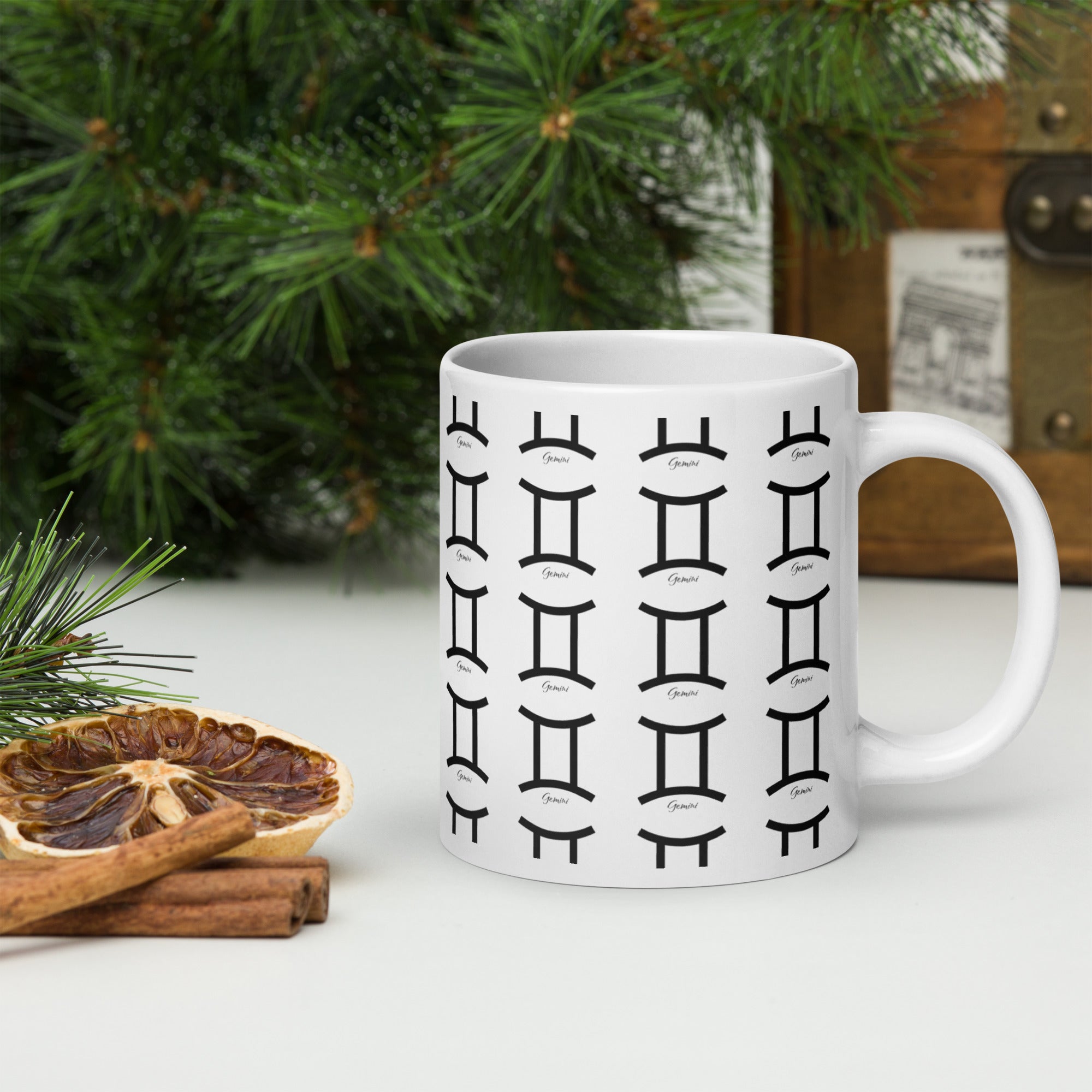 Gemini glossy mug