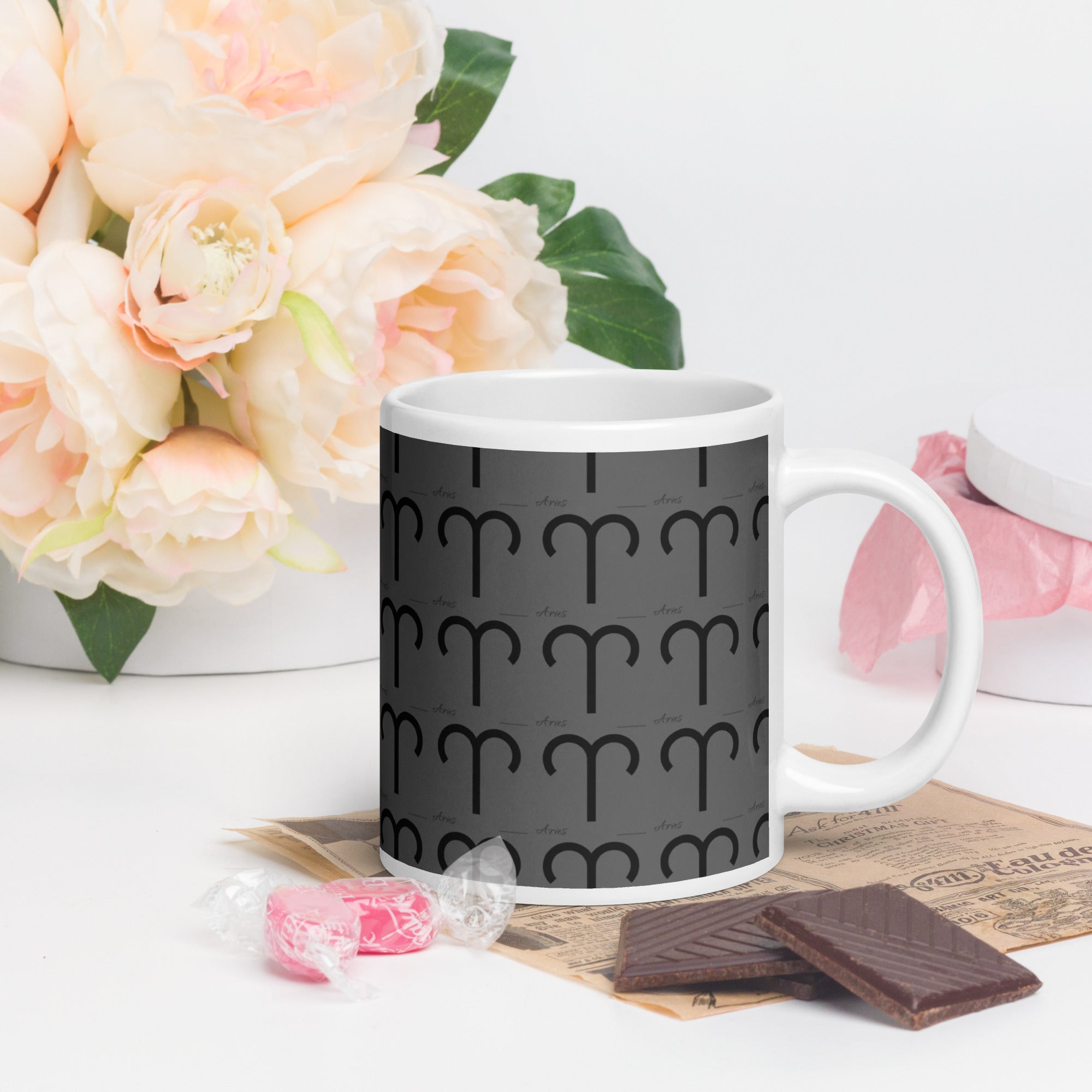 Aries glossy mug