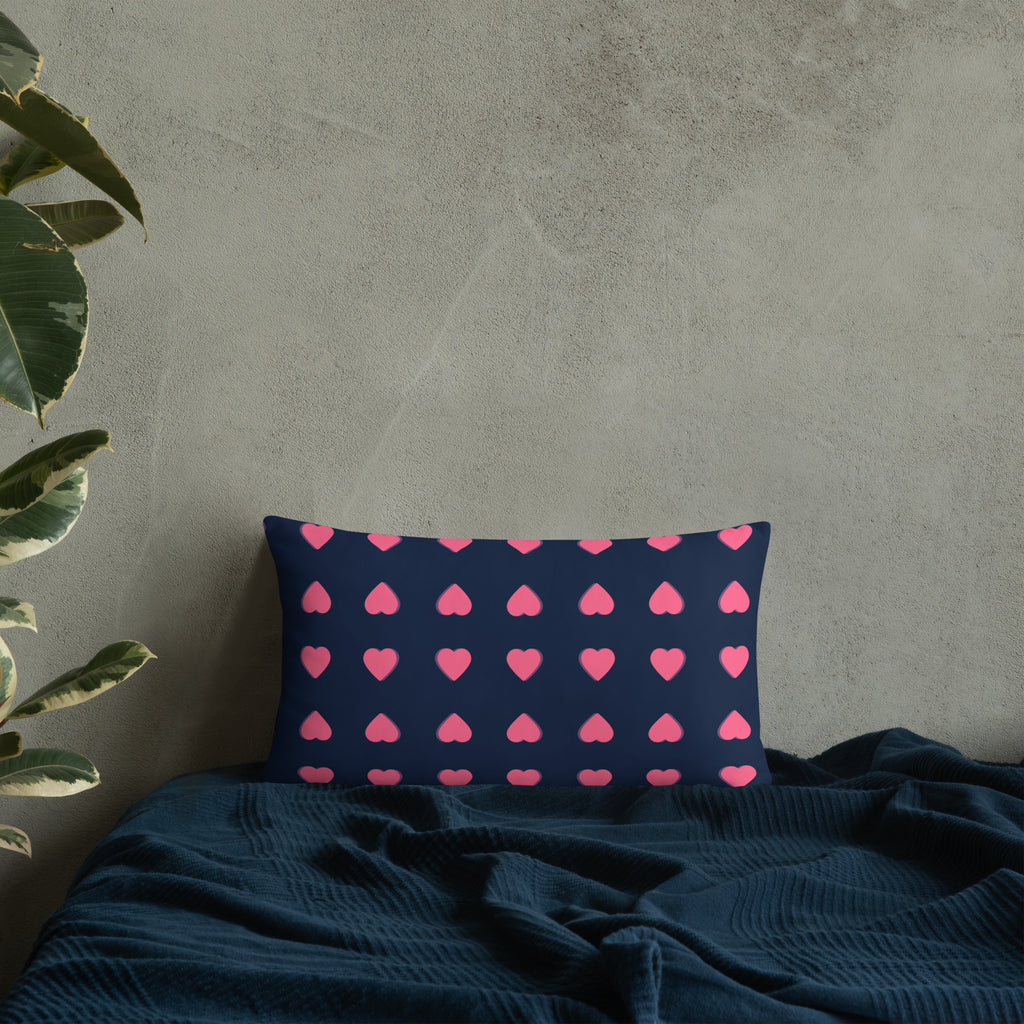 Pink Heart Decorative Pillows