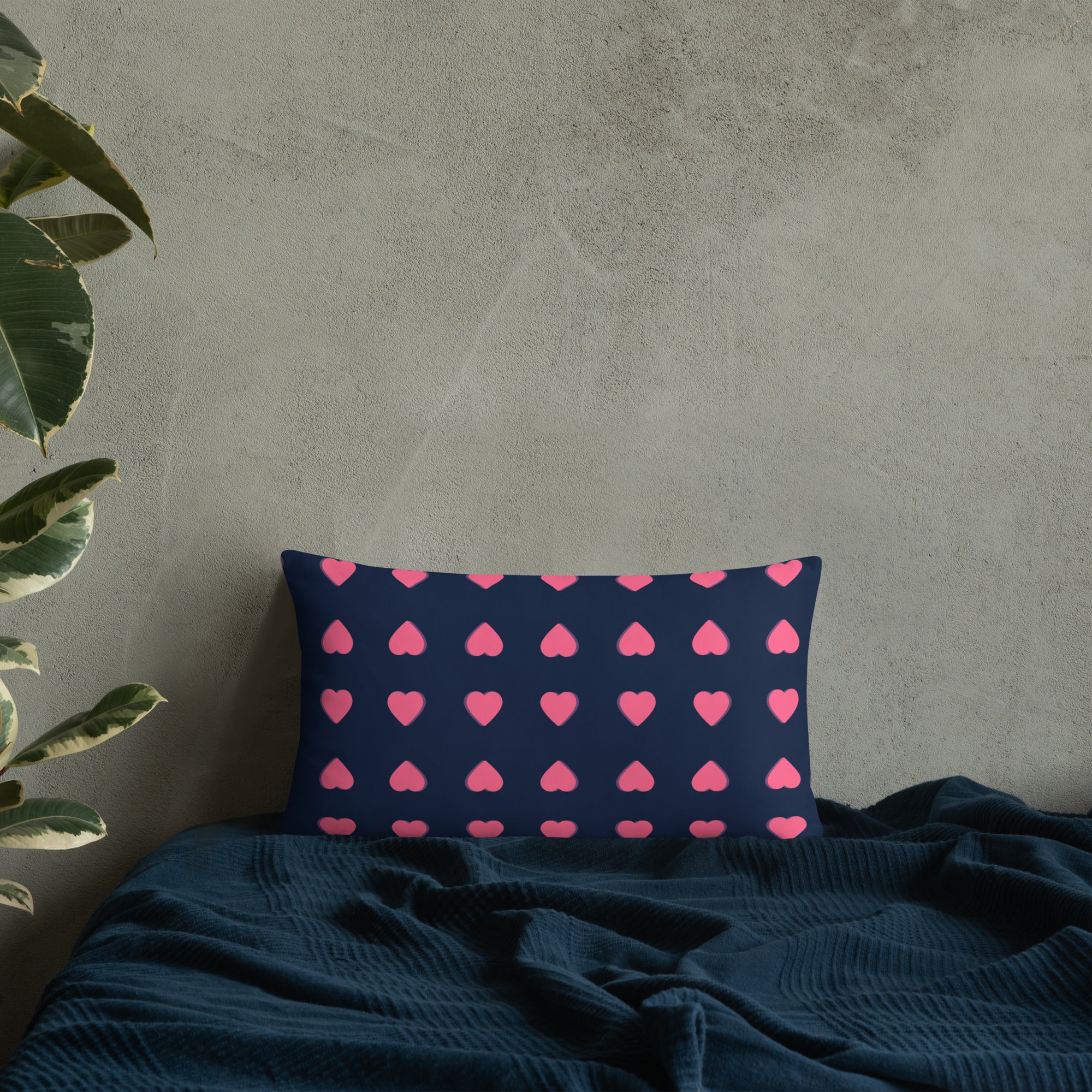 Pink Heart Decorative Pillows