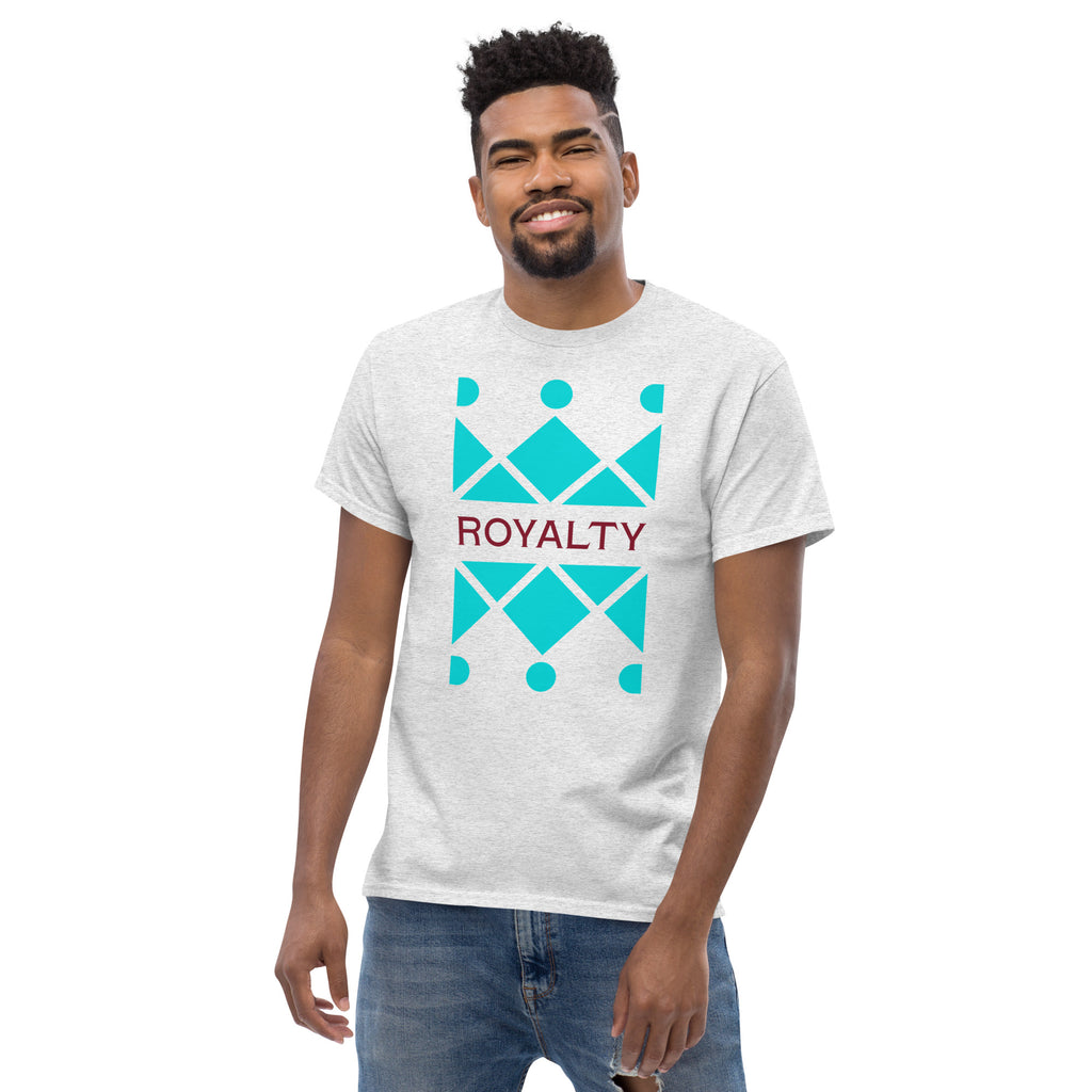 Dark Turquoise Crown Men's Classic Tee