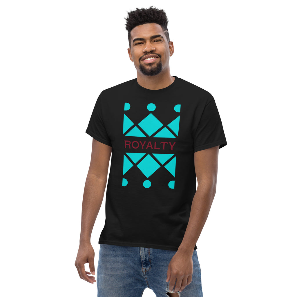 Dark Turquoise Crown Men's Classic Tee
