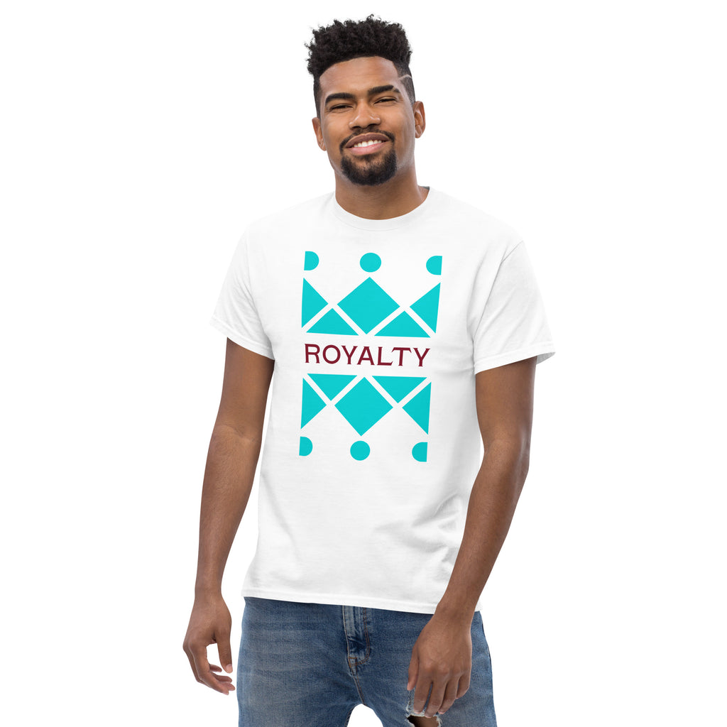 Dark Turquoise Crown Men's Classic Tee