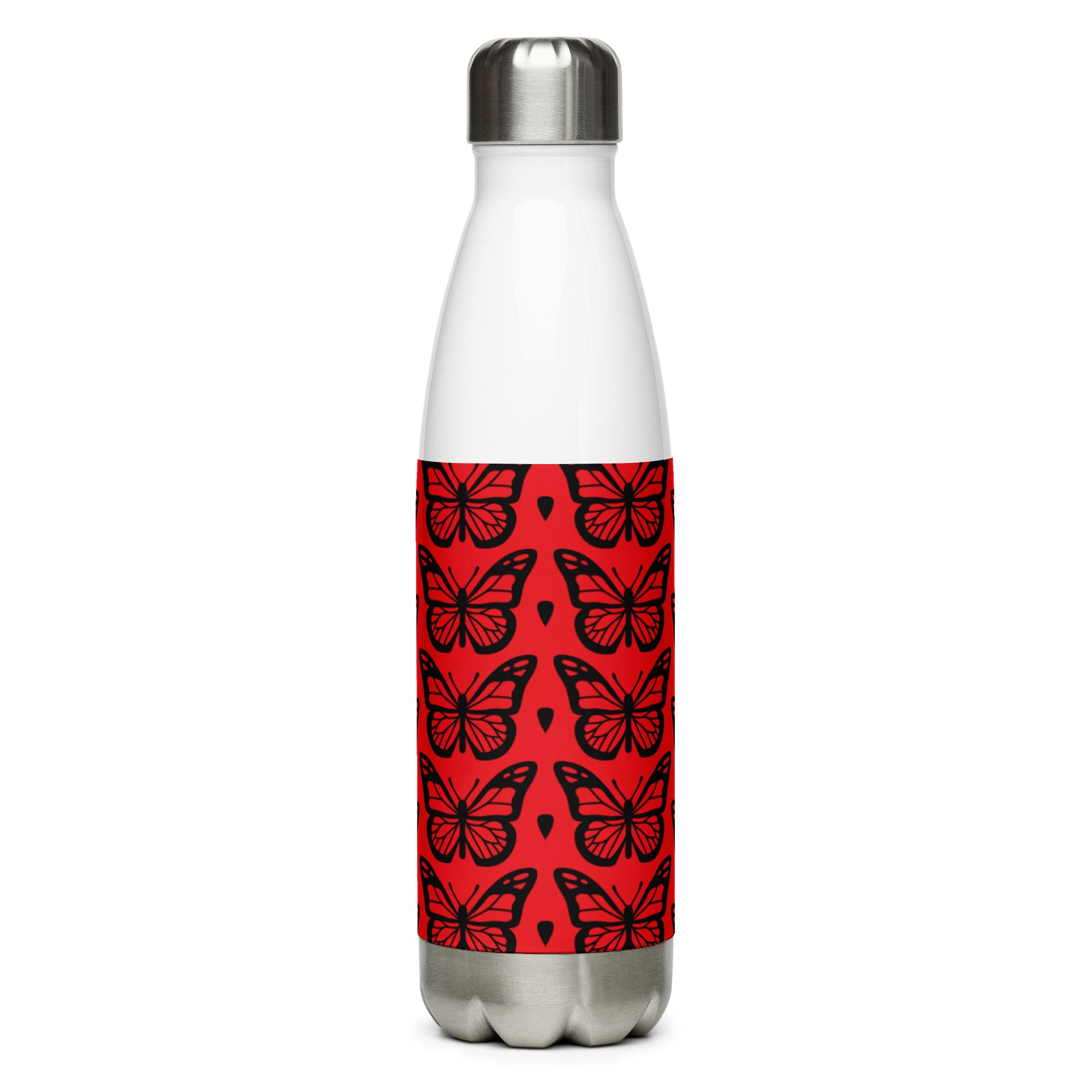 Stainless Steel Butterfly Water Bottle