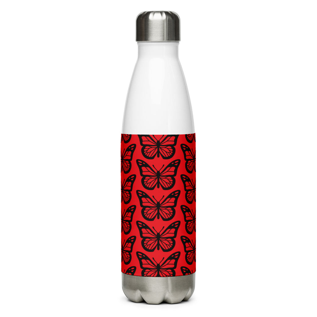 Stainless Steel Butterfly Water Bottle