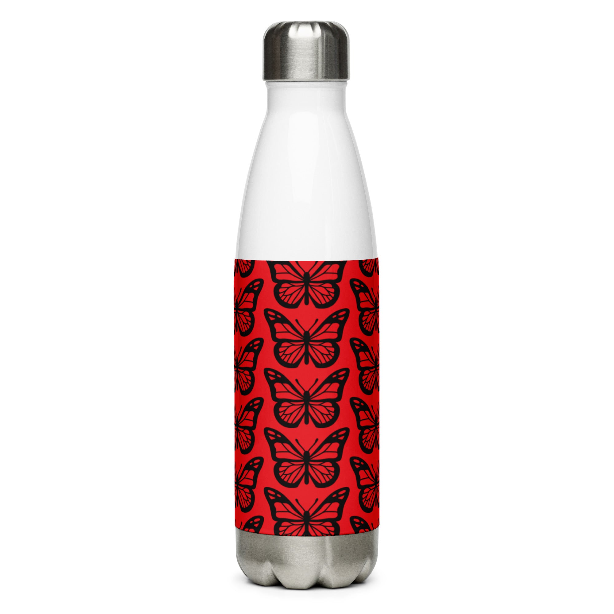 Stainless Steel Butterfly Water Bottle