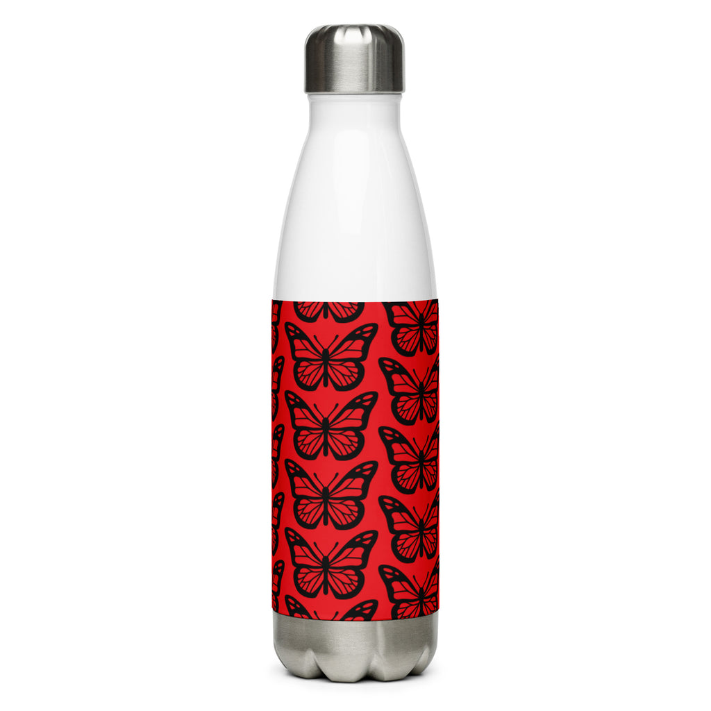 Stainless Steel Butterfly Water Bottle