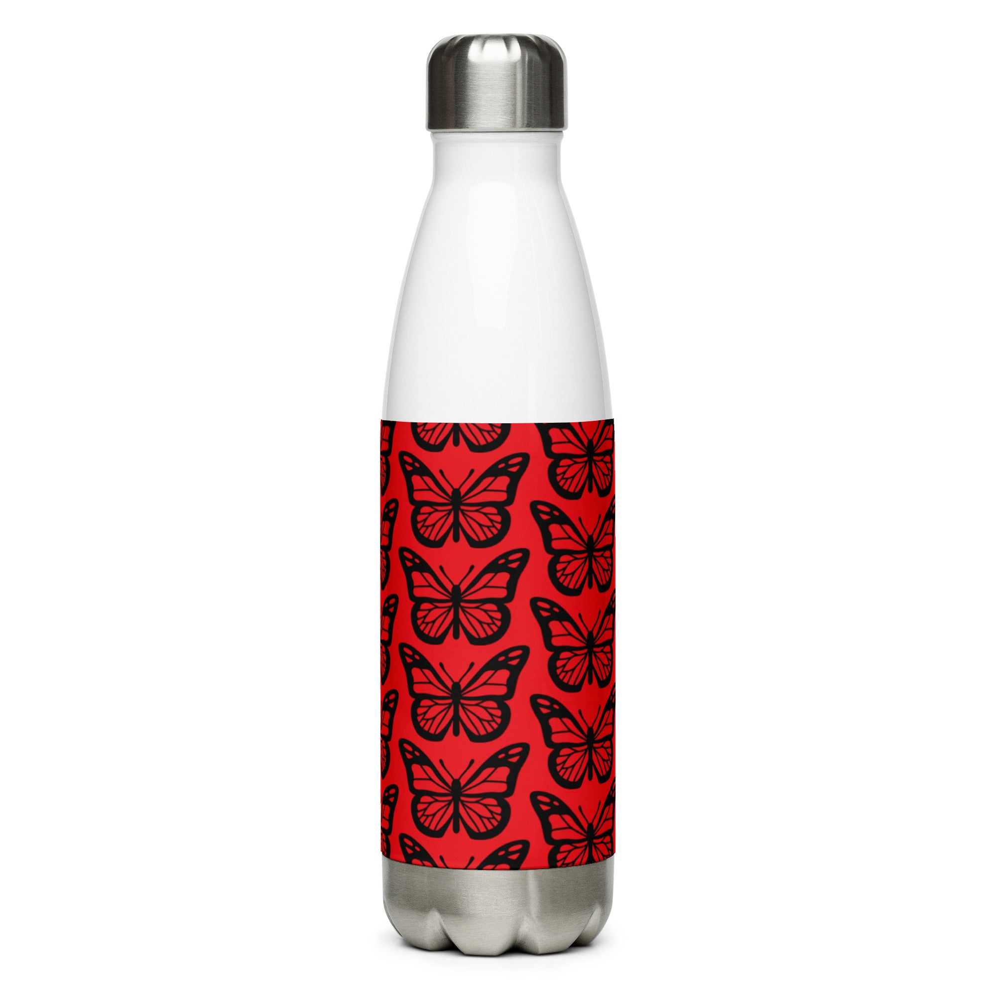 Stainless Steel Butterfly Water Bottle