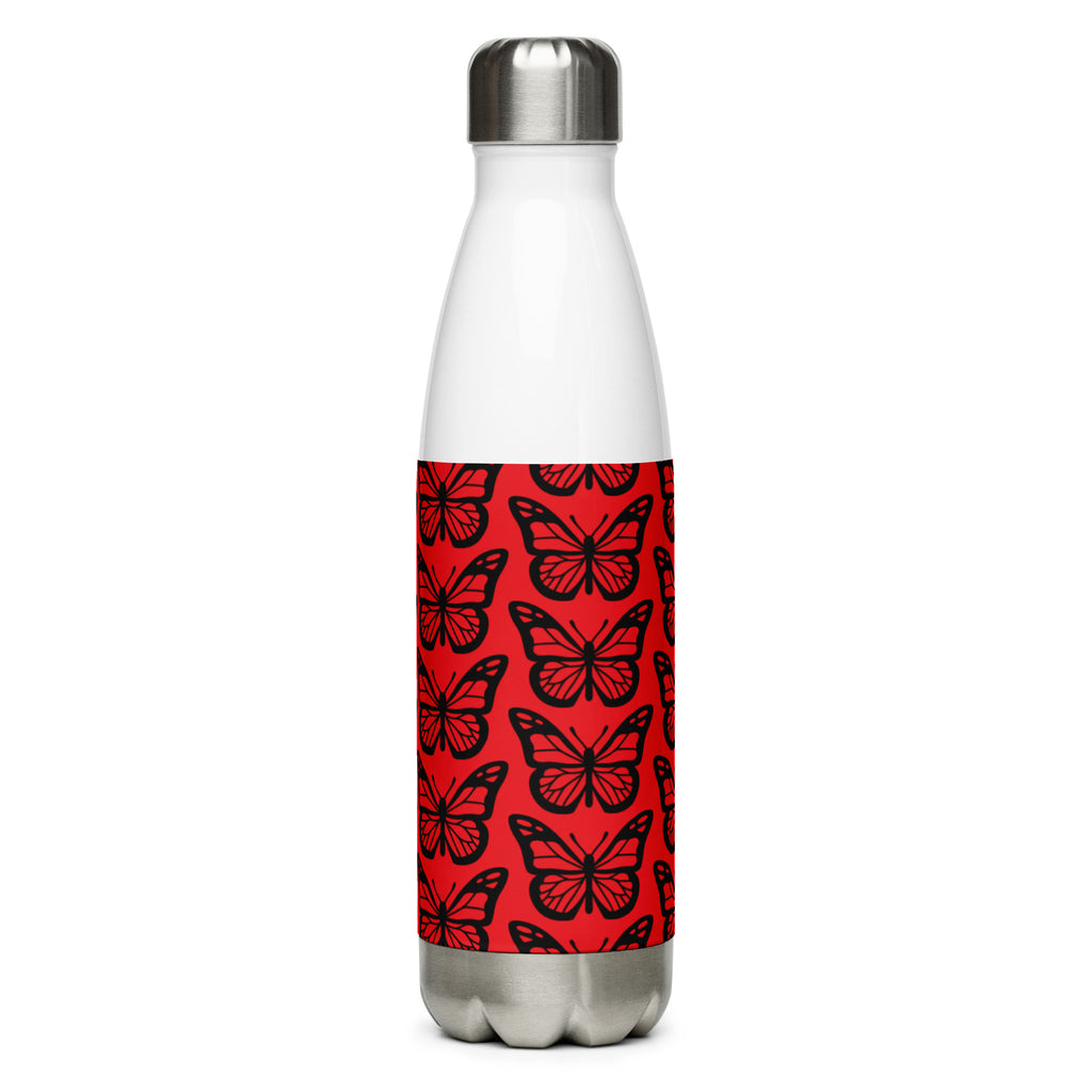 Stainless Steel Butterfly Water Bottle