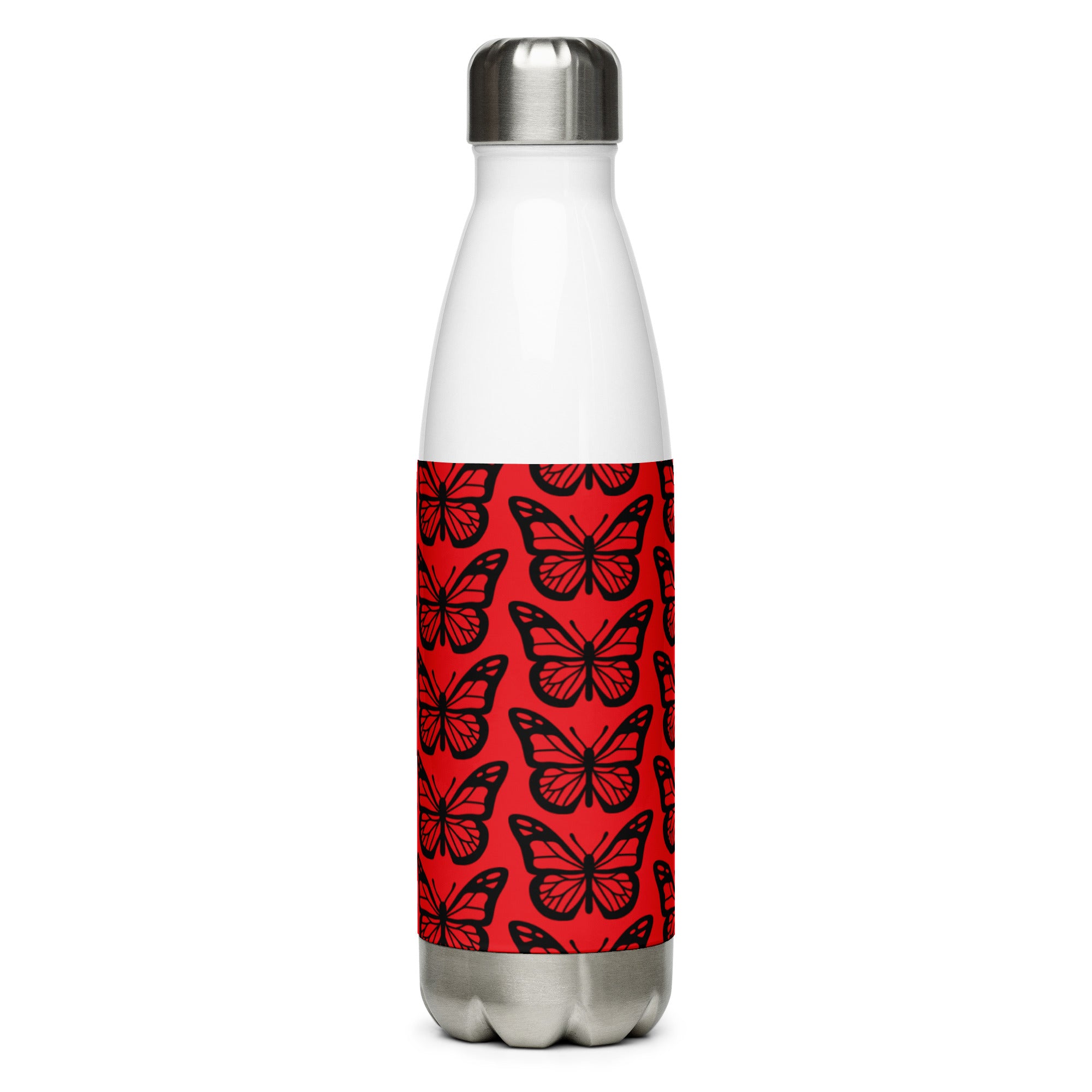 Stainless Steel Butterfly Water Bottle