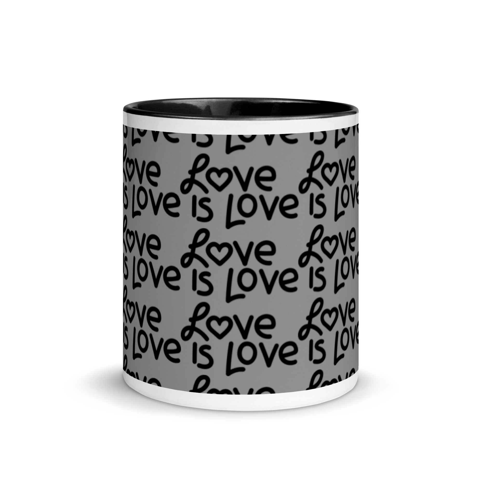Love Is Love Mug with Color Inside