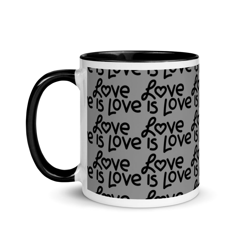 Love Is Love Mug with Color Inside