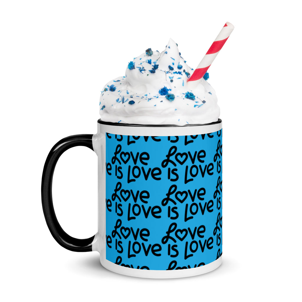 Love Is Love Mug with Color Inside