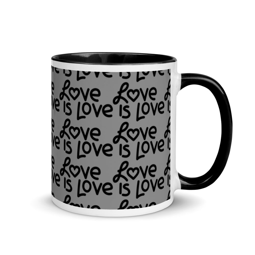 Love Is Love Mug with Color Inside