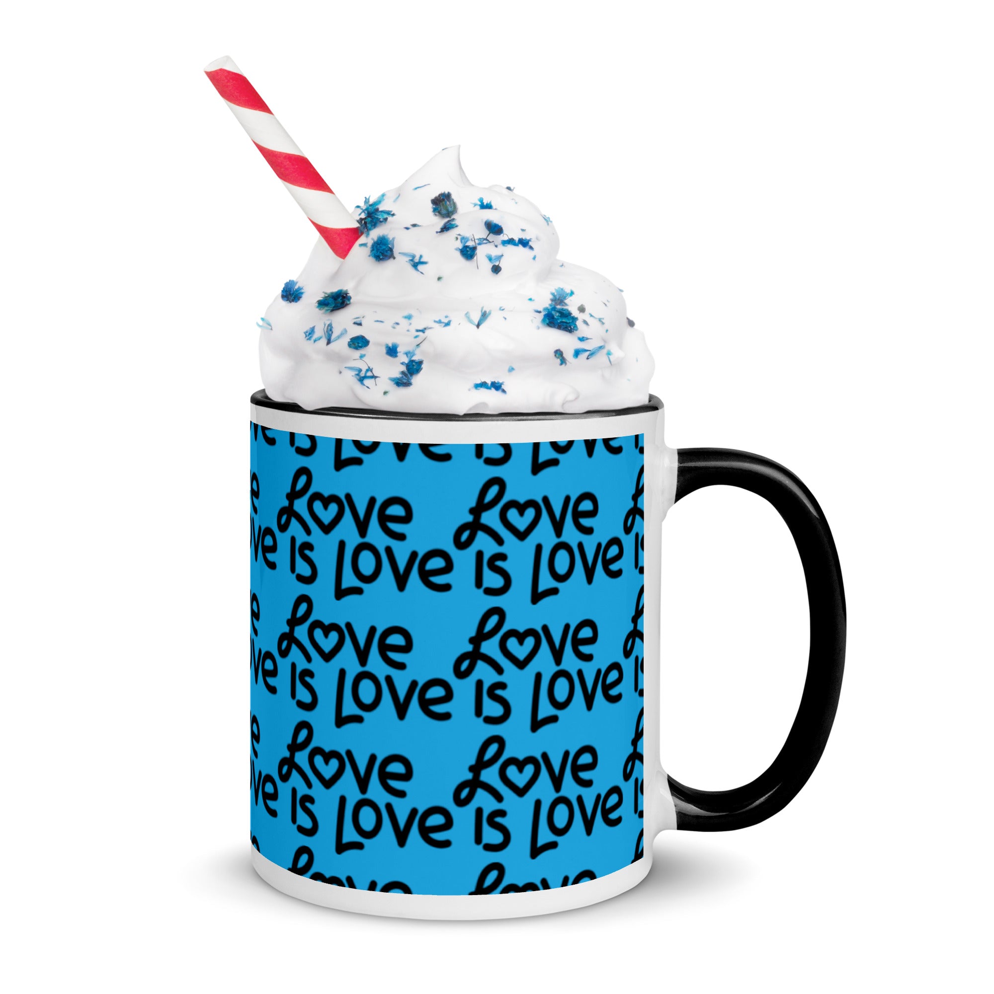 Love Is Love Mug with Color Inside