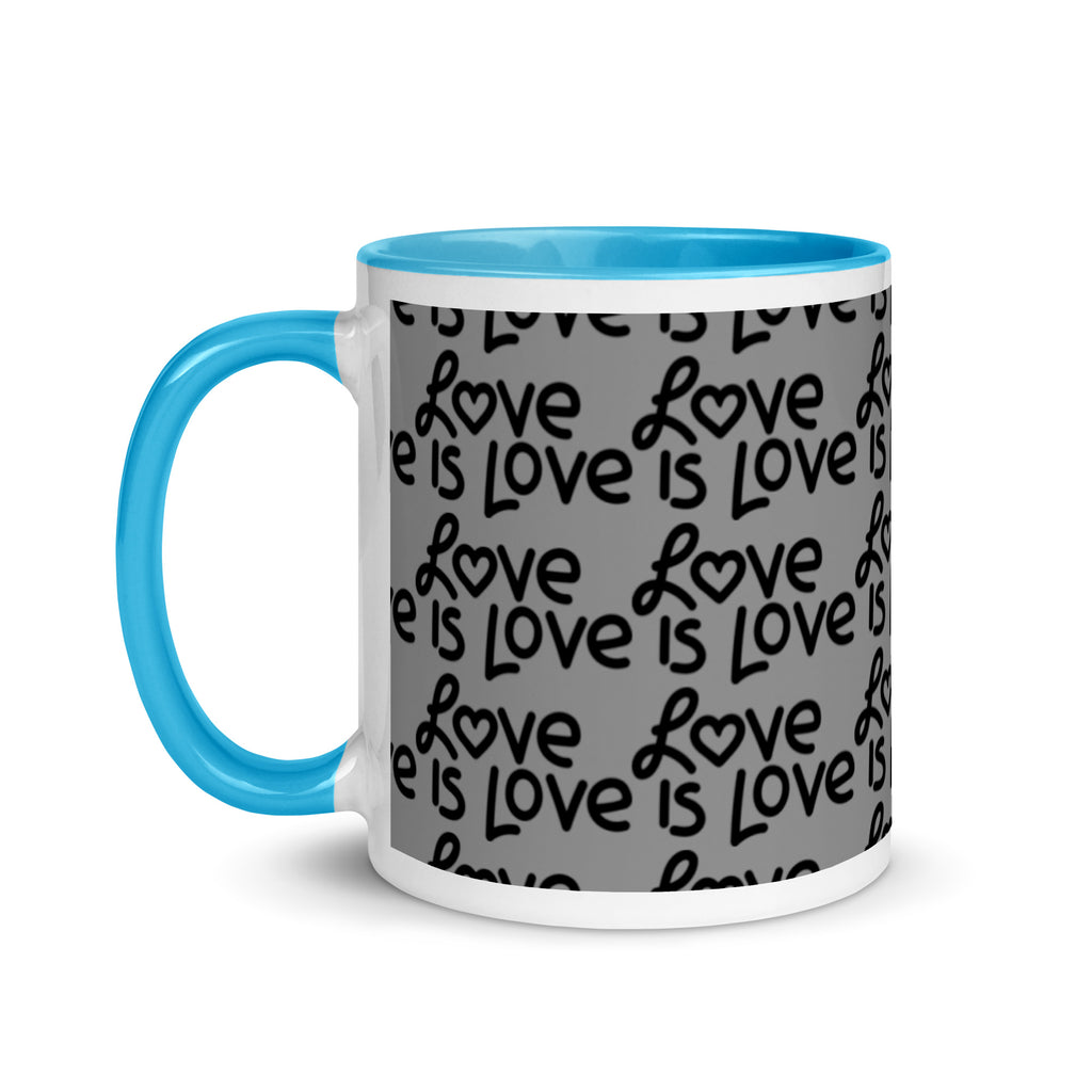Love Is Love Mug with Color Inside