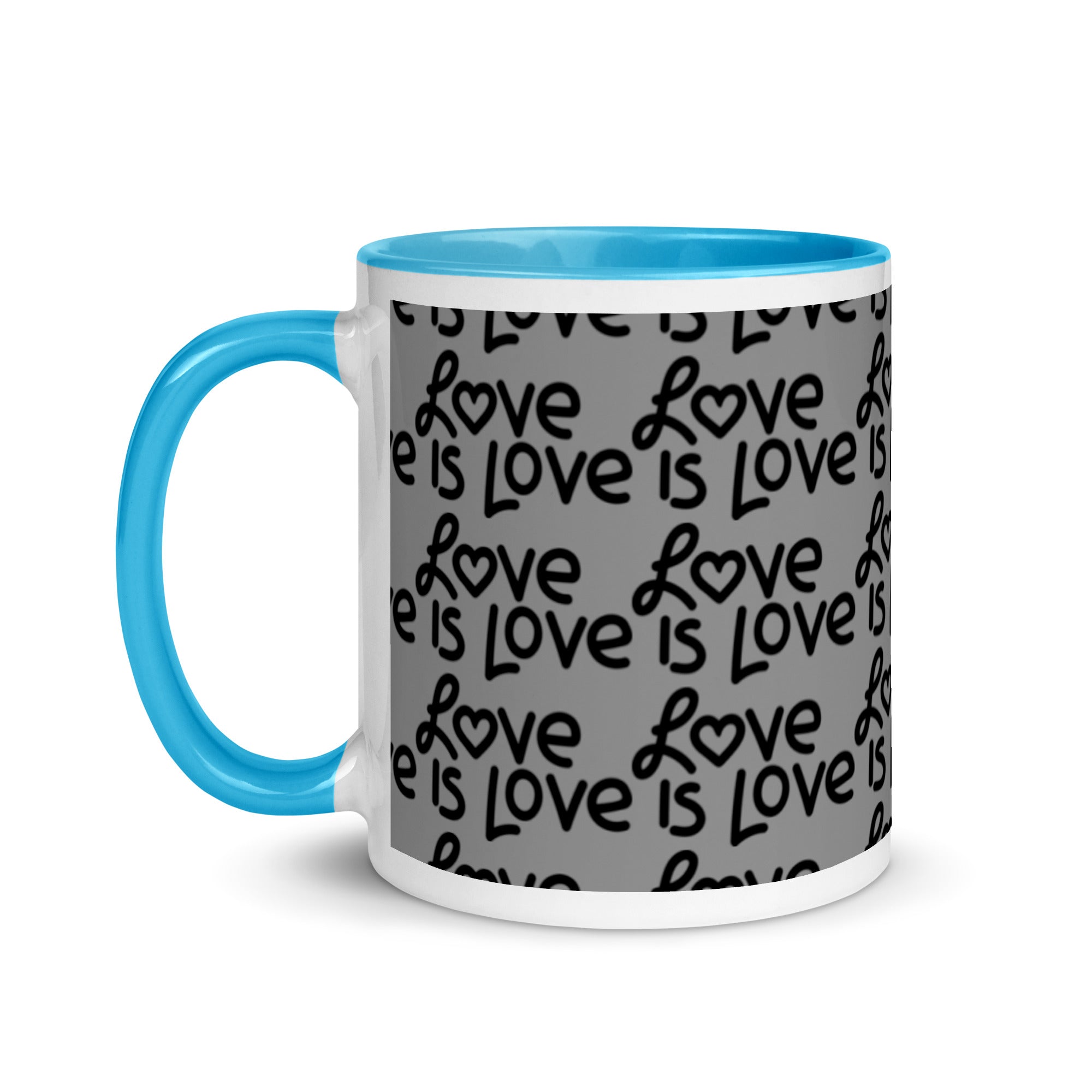 Love Is Love Mug with Color Inside