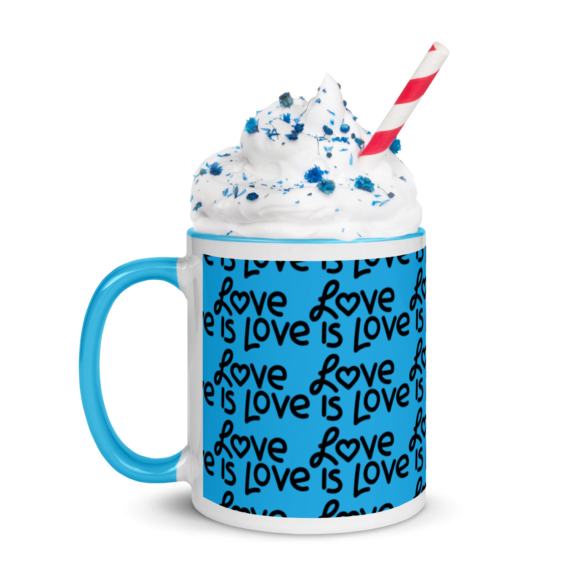 Love Is Love Mug with Color Inside