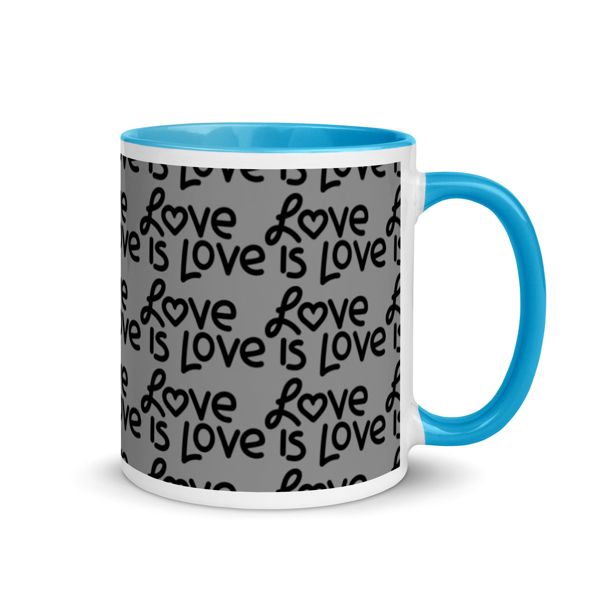 Love Is Love Mug with Color Inside