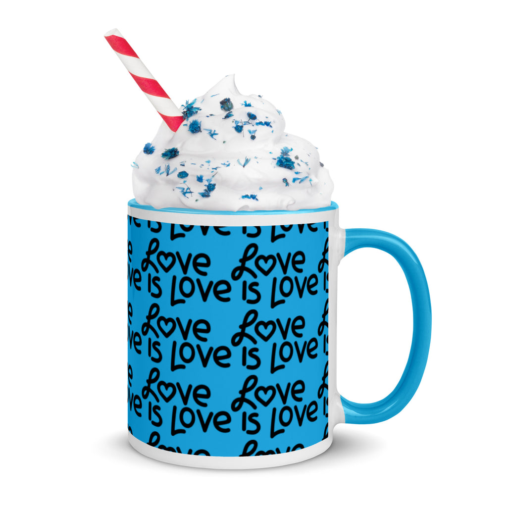 Love Is Love Mug with Color Inside