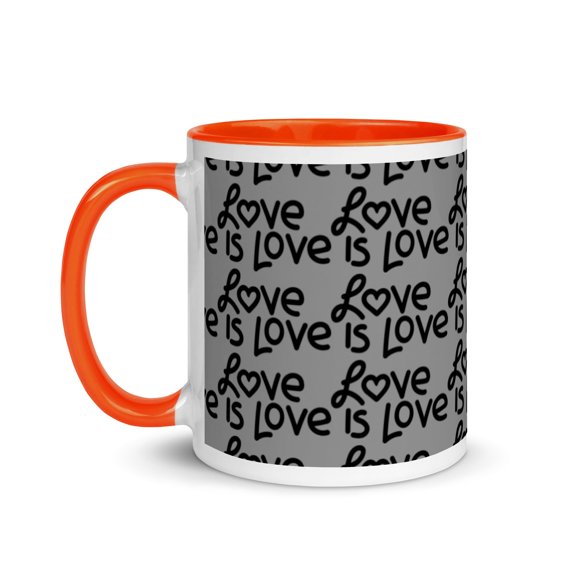 Love Is Love Mug with Color Inside