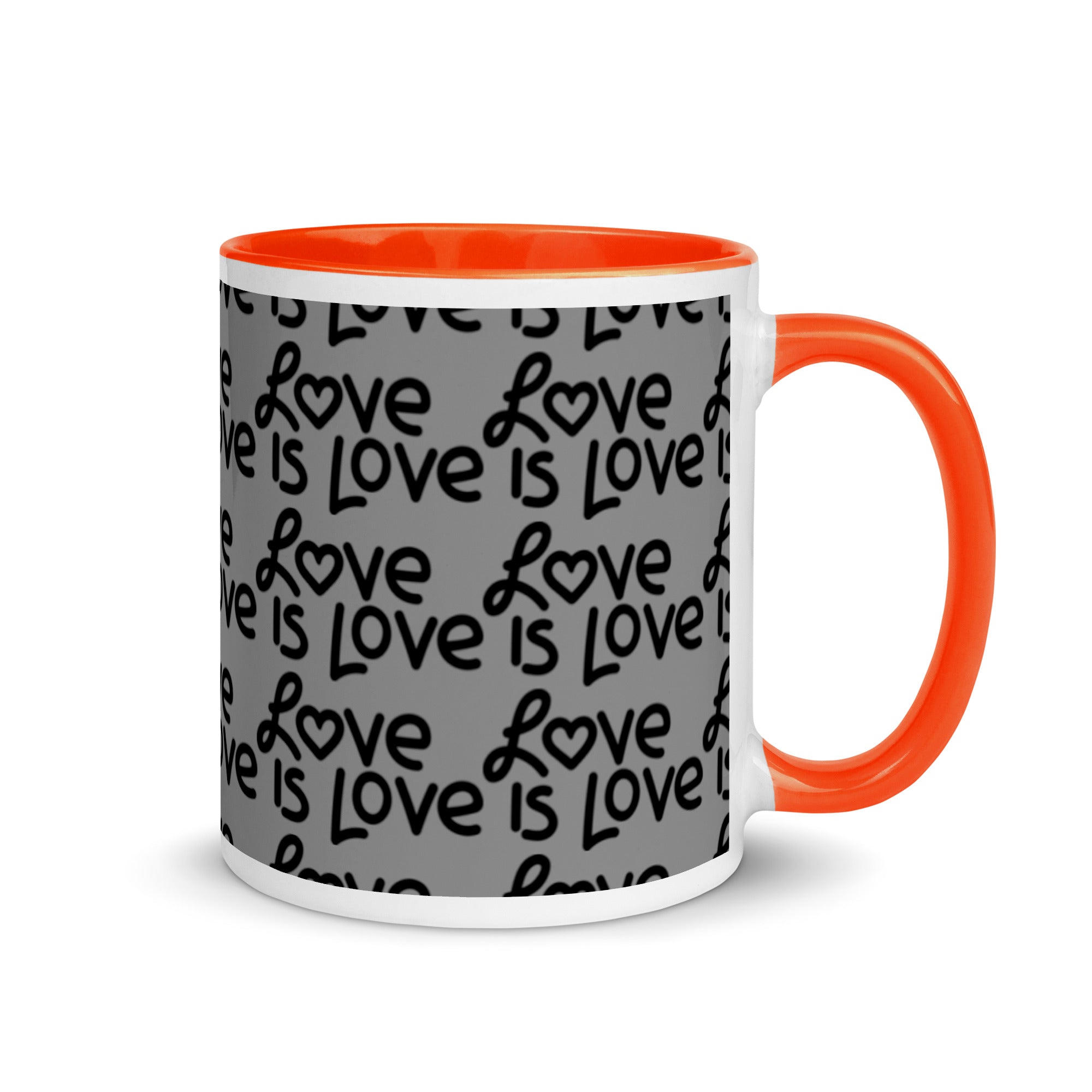 Love Is Love Mug with Color Inside