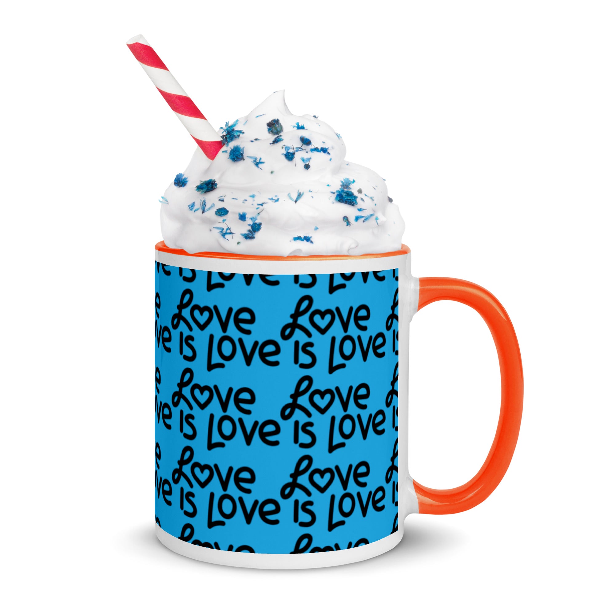 Love Is Love Mug with Color Inside
