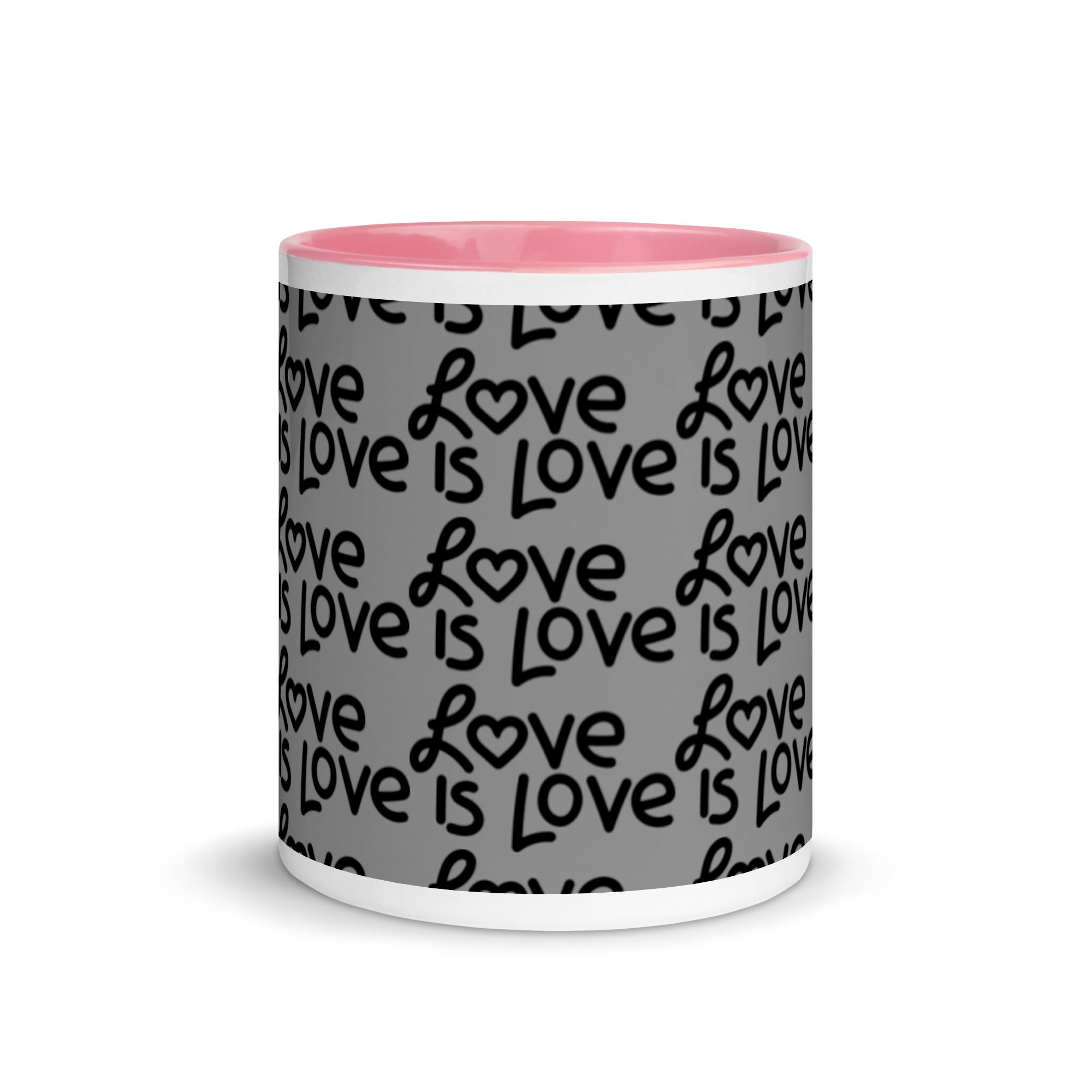 Love Is Love Mug with Color Inside